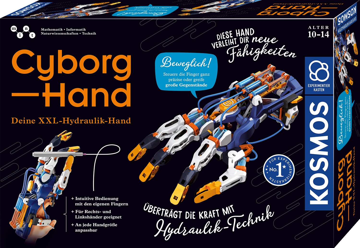 Experimentierkasten »Cyborg-Hand«, XXL-Hydraulik-Hand
