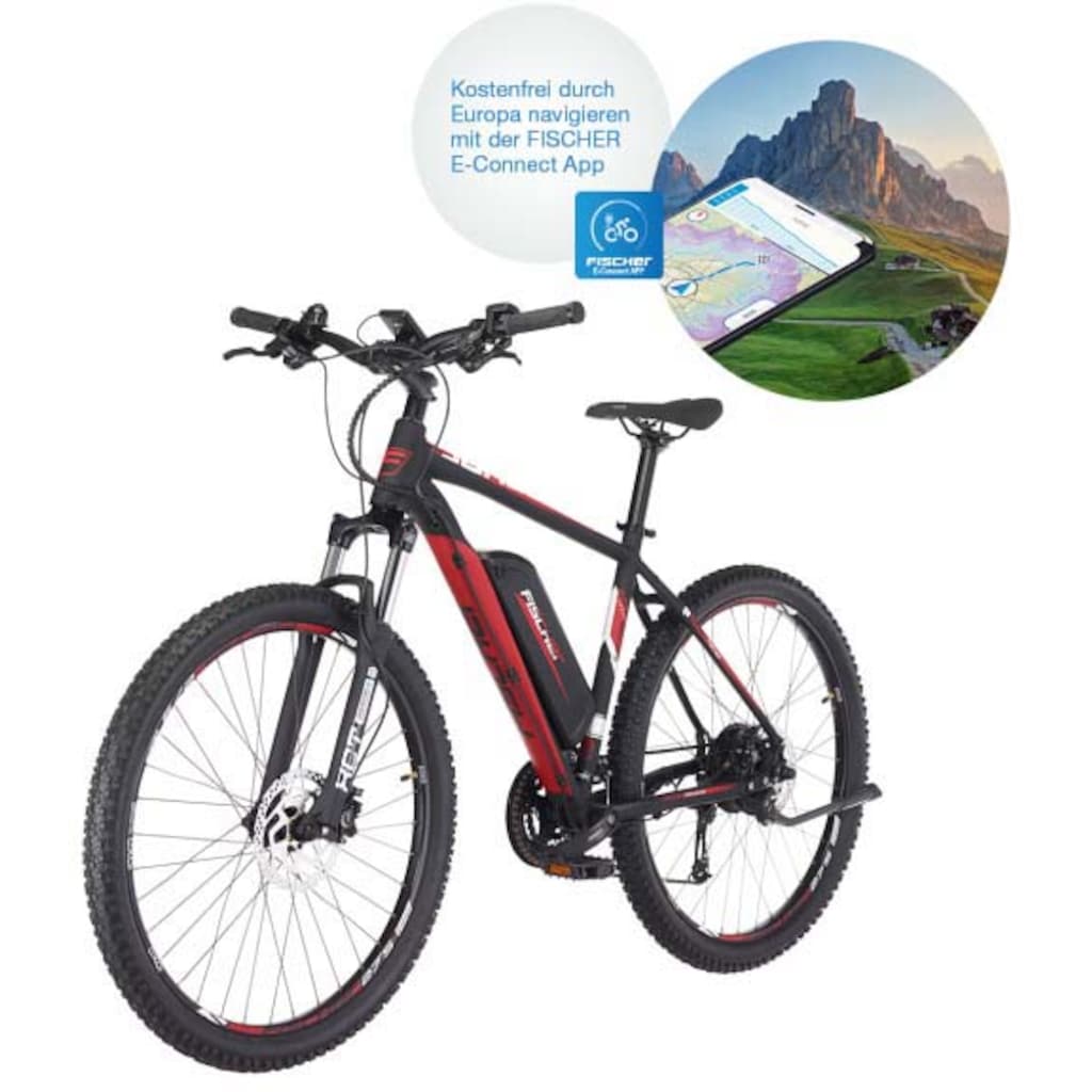 FISCHER Fahrrad E-Bike »MONTIS EM 1726 422«, 10 Gang