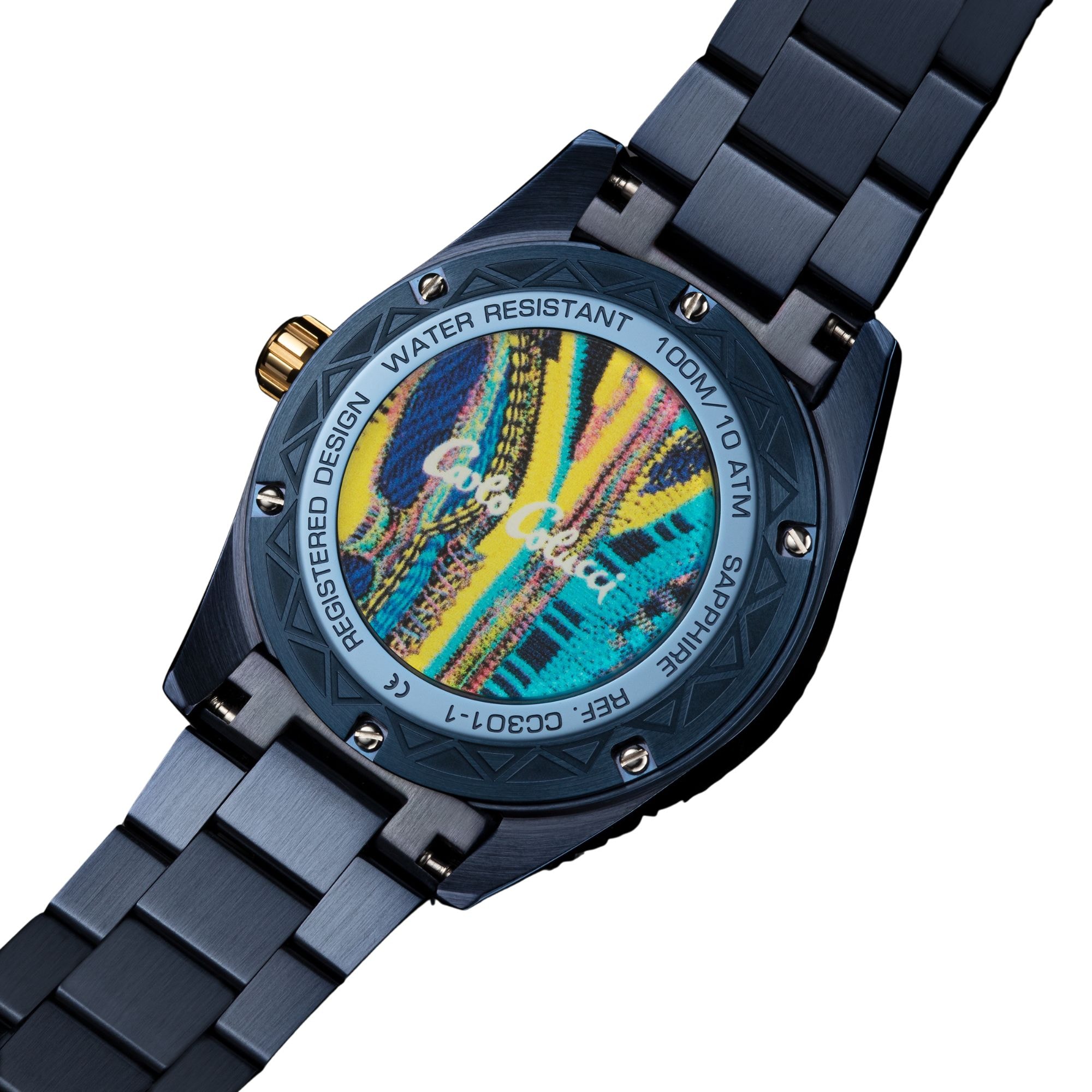 CARLO COLUCCI Quarzuhr »CC301-1« Armbanduhr, Herrenuhr, Edelstahlarmband, analog