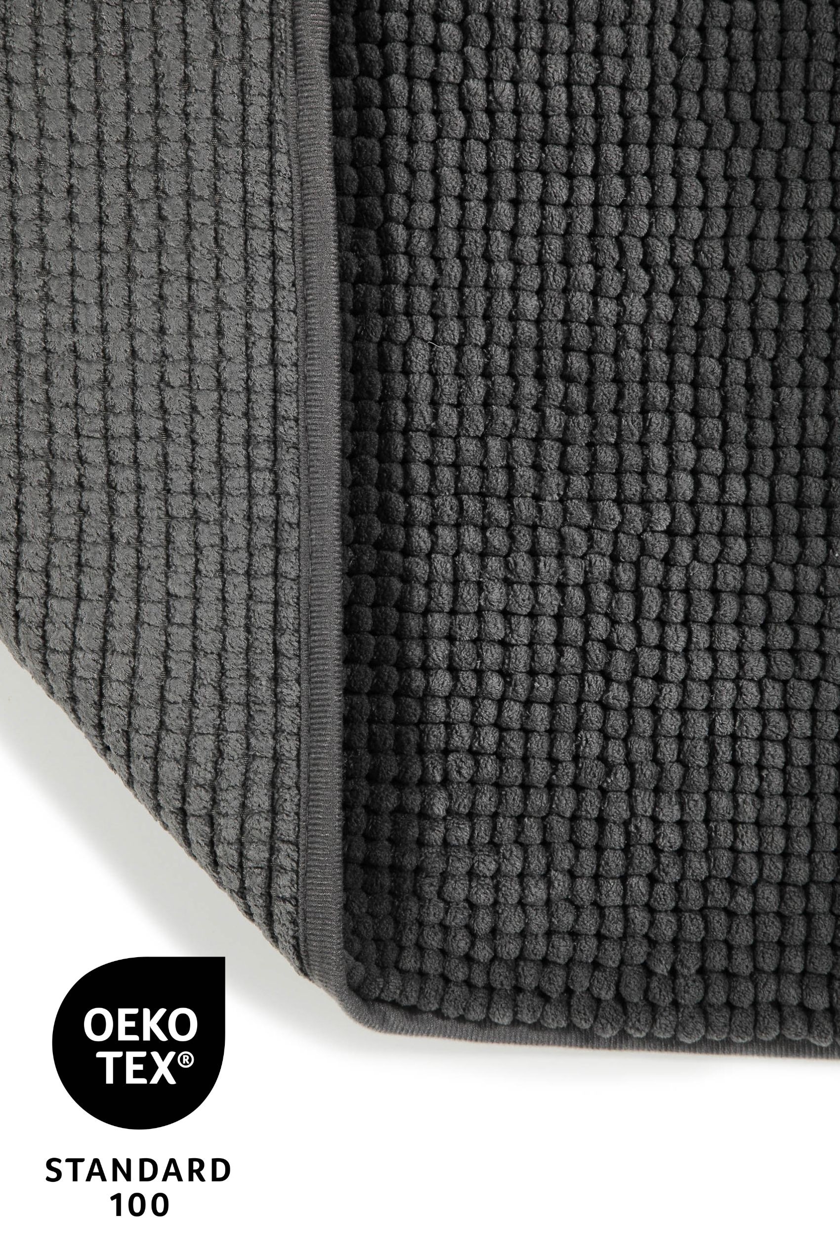 OTTO home Badematte »Kaelan, weicher Chenille«, rutschhemmend beschichtet, fußbodenheizungsgeeignet, Badvorleger, Badteppich weiches Chenille, pastellfarben, Badezimmer