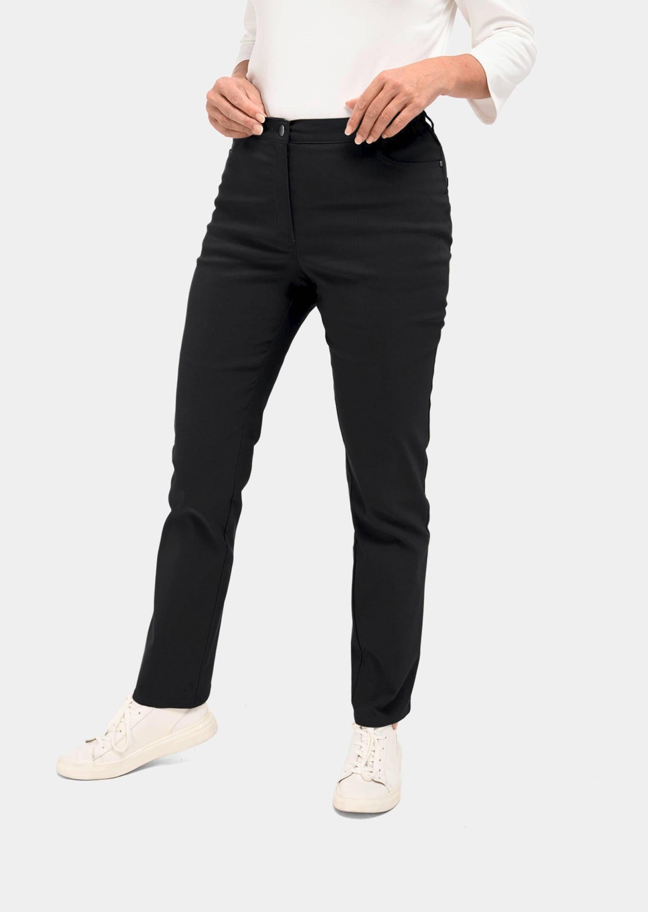 GOLDNER Stoffhose »Kurzgröße Perfekte Super-Stretch-Hose CARLA«