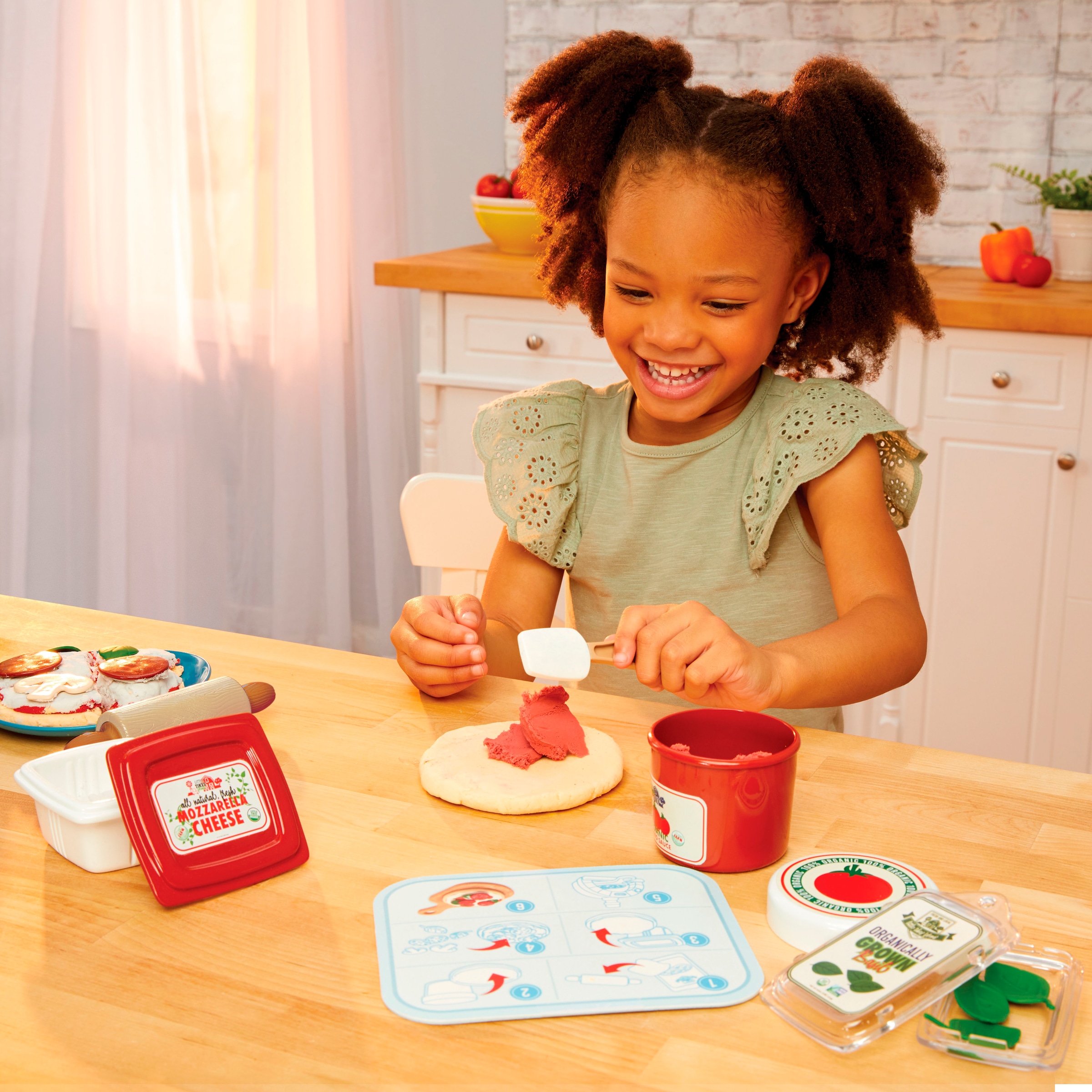 Little Tikes® Spiellebensmittel »Creative Chefs Pizza Kit«, (18 tlg.)