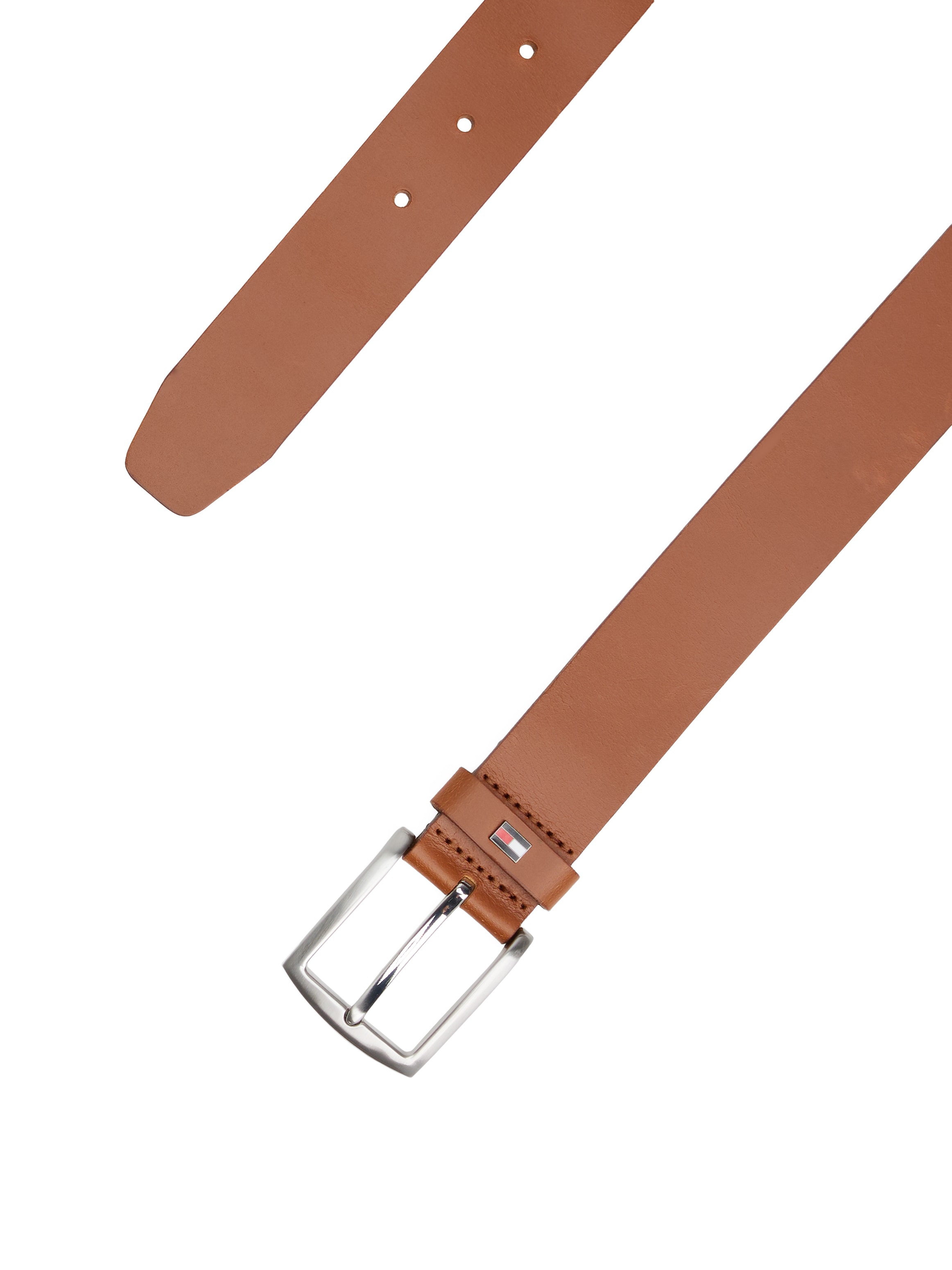 Tommy Hilfiger Ledergürtel »DENTON 3.5 EXT«, Einfachdornschließe, Metalllogo