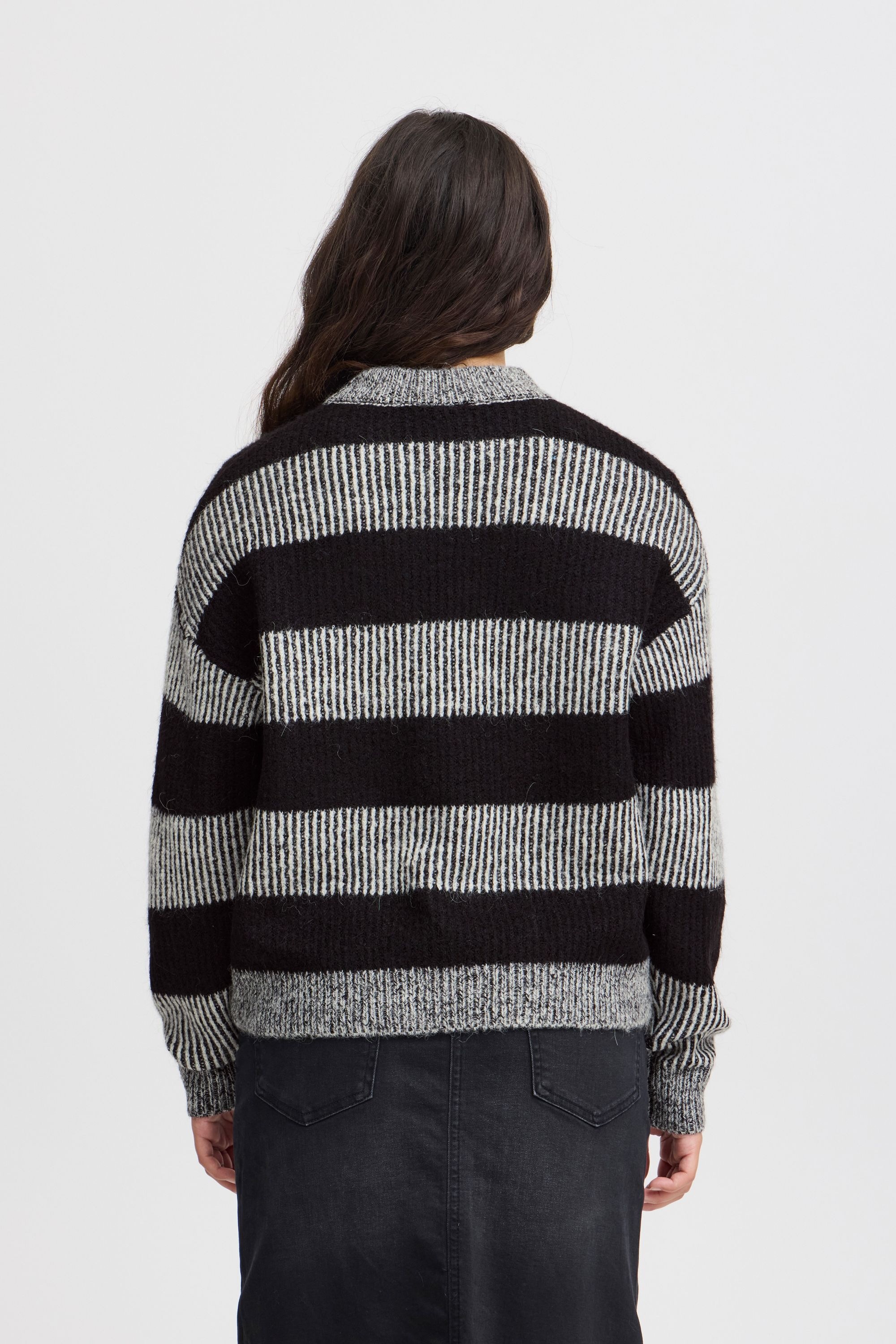 Ichi Strickfleece-Pullover »Strickpullover IHKAMARA LS13«