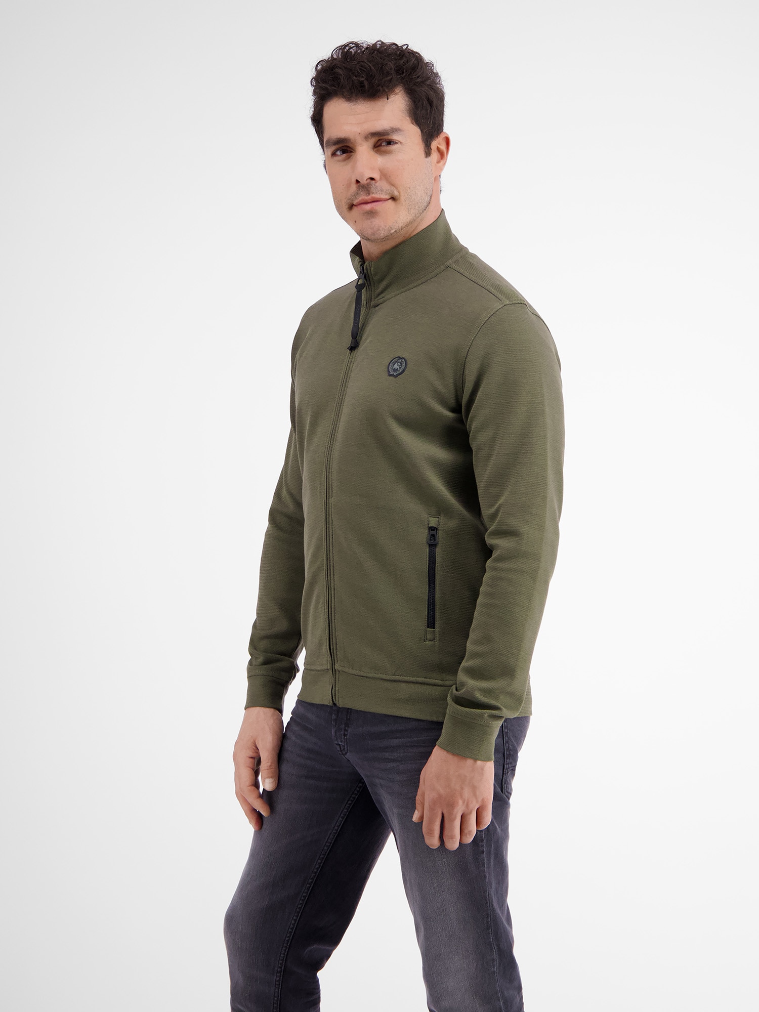 LERROS Sweatjacke »LERROS Sweatjacke in Strukturqualität«