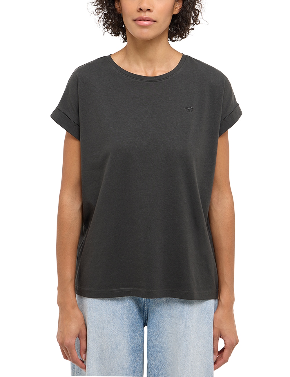 MUSTANG Kurzarmshirt »Damen Style Lesley«