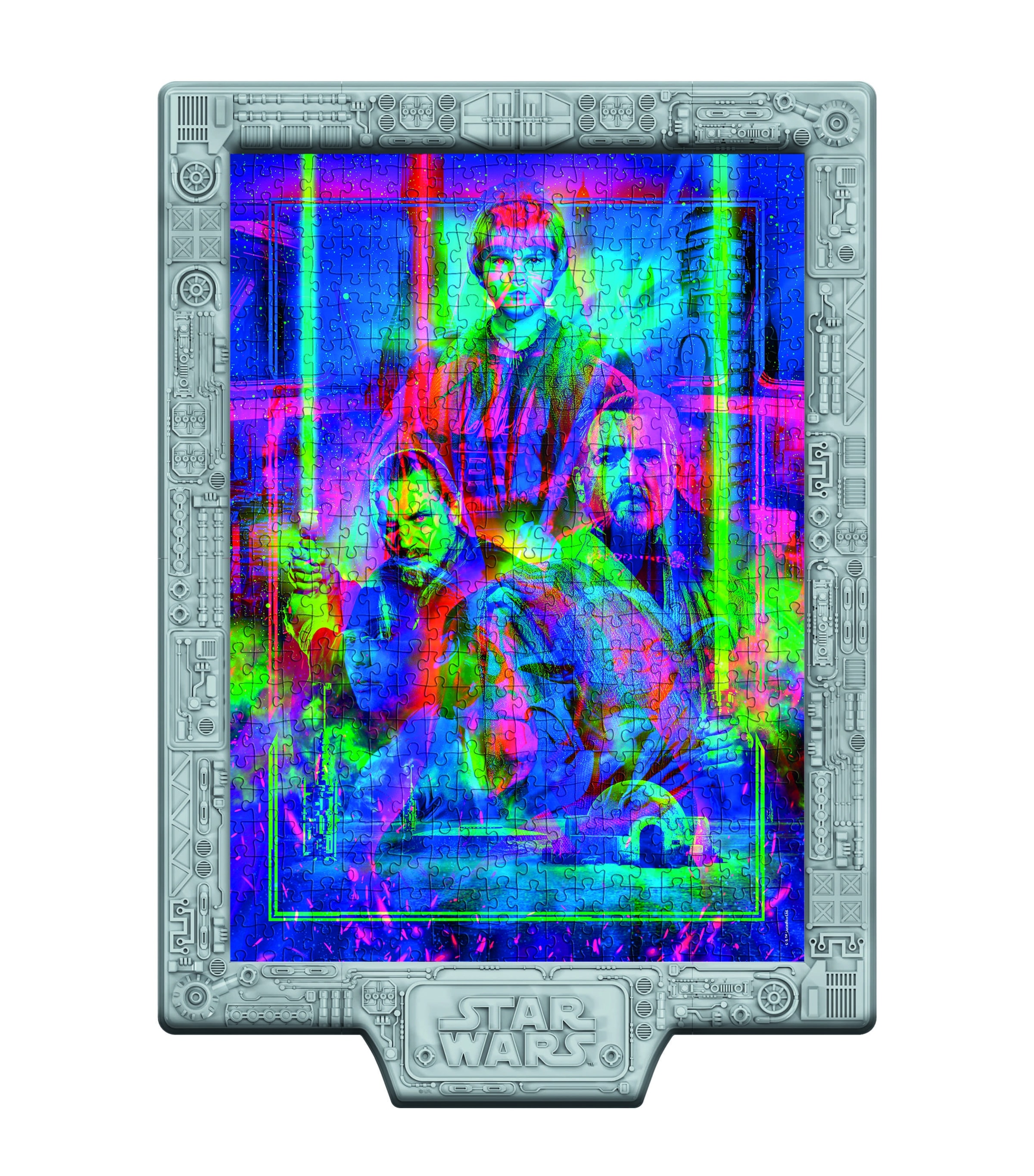 Clementoni® Puzzle »Star Wars - The Metamorphic Art Collection Episode 1-2-3« Mit Licht; Made in Europe