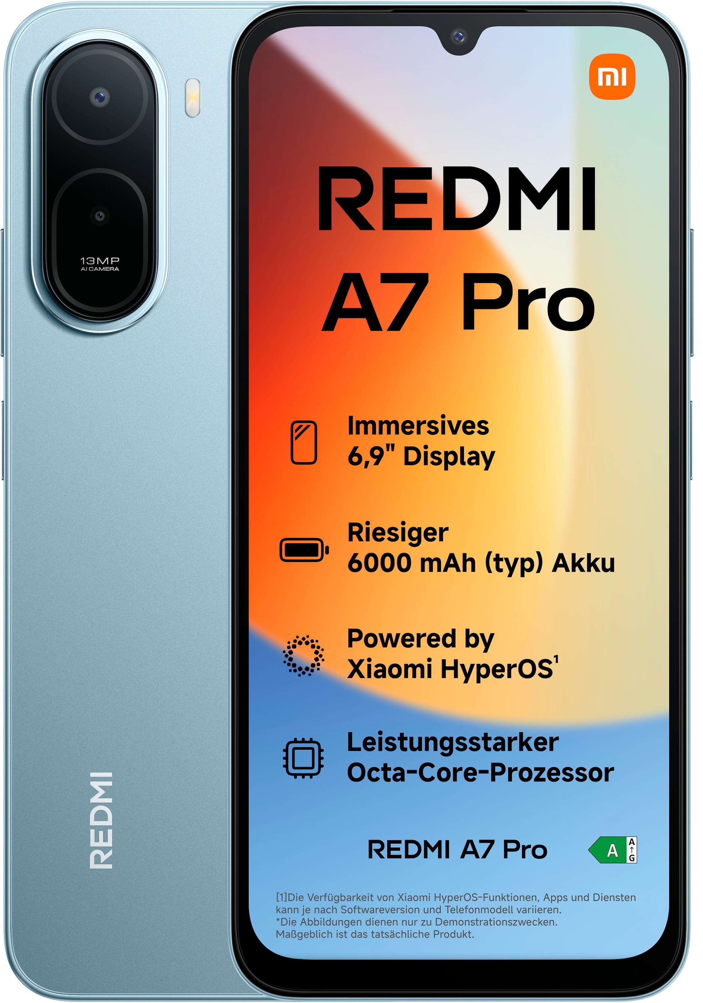 Xiaomi Smartphone »REDMI A7 Pro 4G 4+128GB« Mist Blue