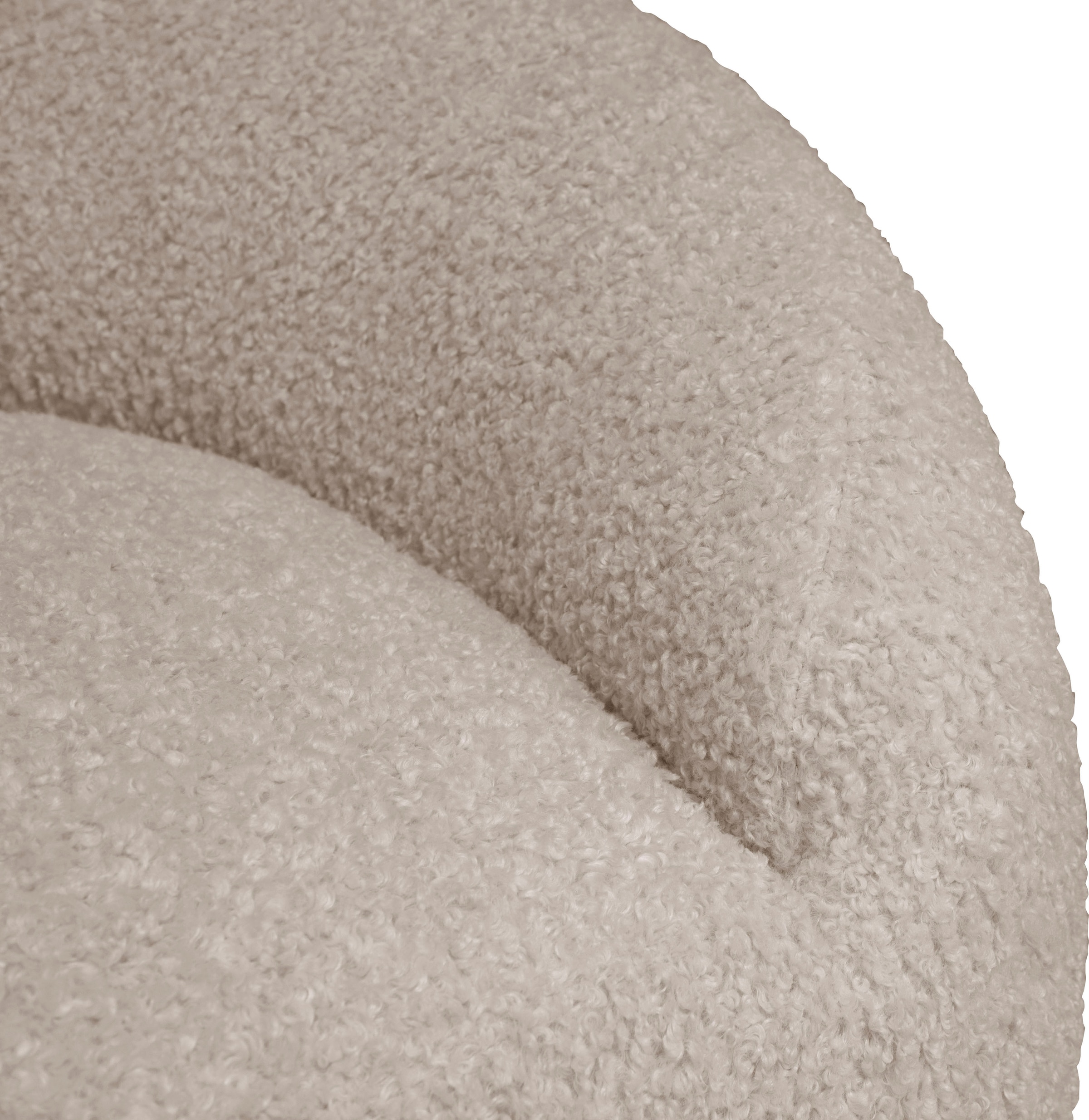 LeGer Home by Lena Gercke Big-Sofa »YANI Designersofa, organische Form, Maße B/T/H: 240/64/81 cm«, mit Wellenunterfederung, auch in Bouclé, passend zur Serie