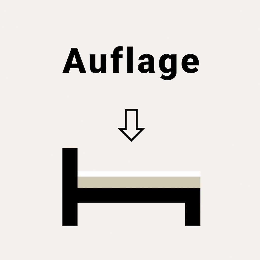 Schlafgut Matratzenauflage »aus 100% Baumwolle«, (1 St.)