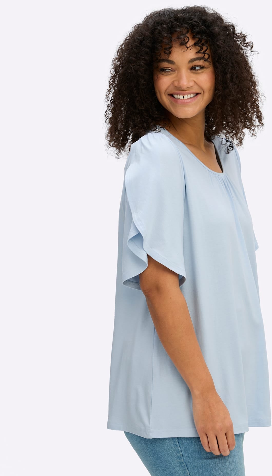 Sheego Rundhalsshirt »Shirt« 1