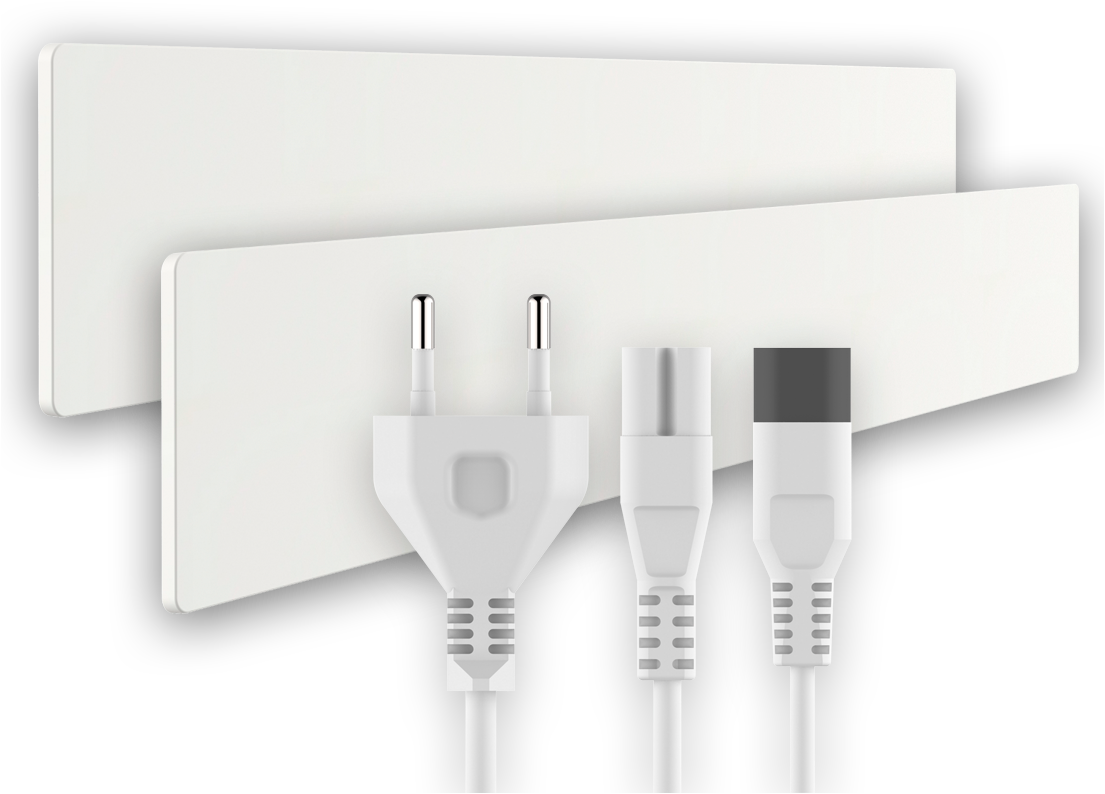 Schimmel Dry Infrarotheizung »Schimmel Dry-Set« 2 Heizelemente gegen Schimmel in der Wand in weiß, Größe B/H/T: 52 cm x 9 cm x 2 cm