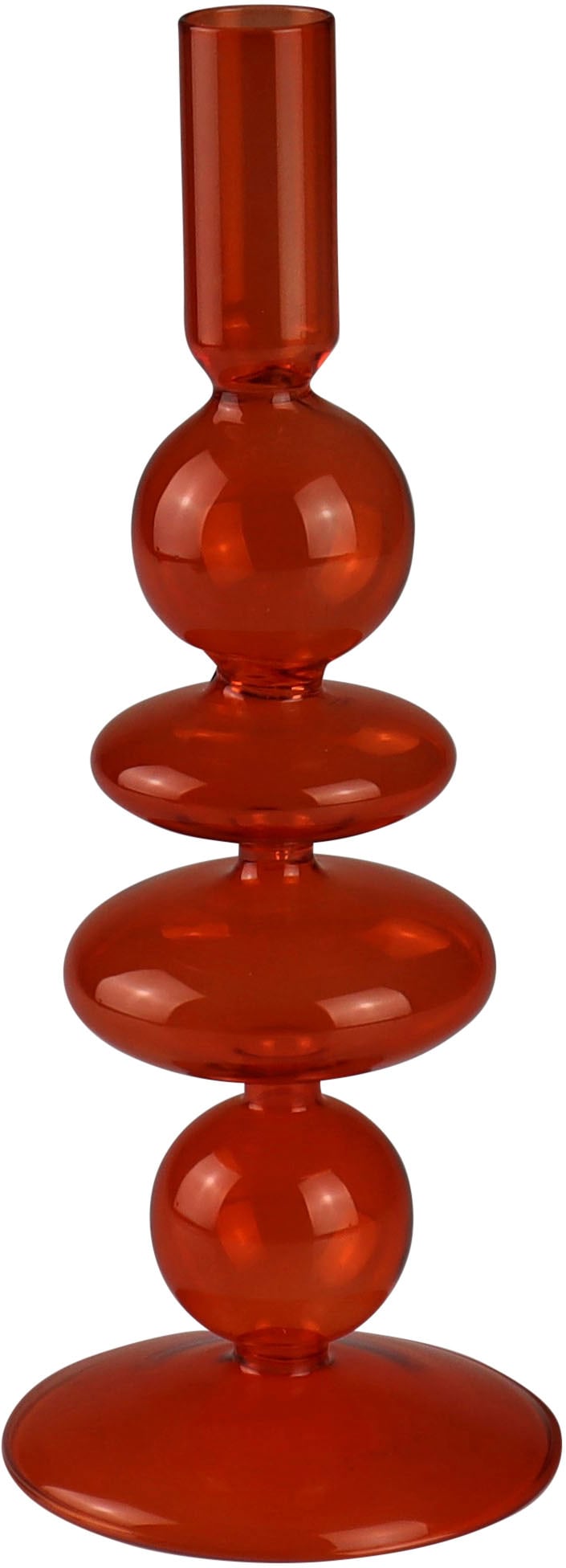 Kerzenhalter »Stabkerzenhalter, Höhe ca. 25 cm«, (Set, 2 St.), aus Glas