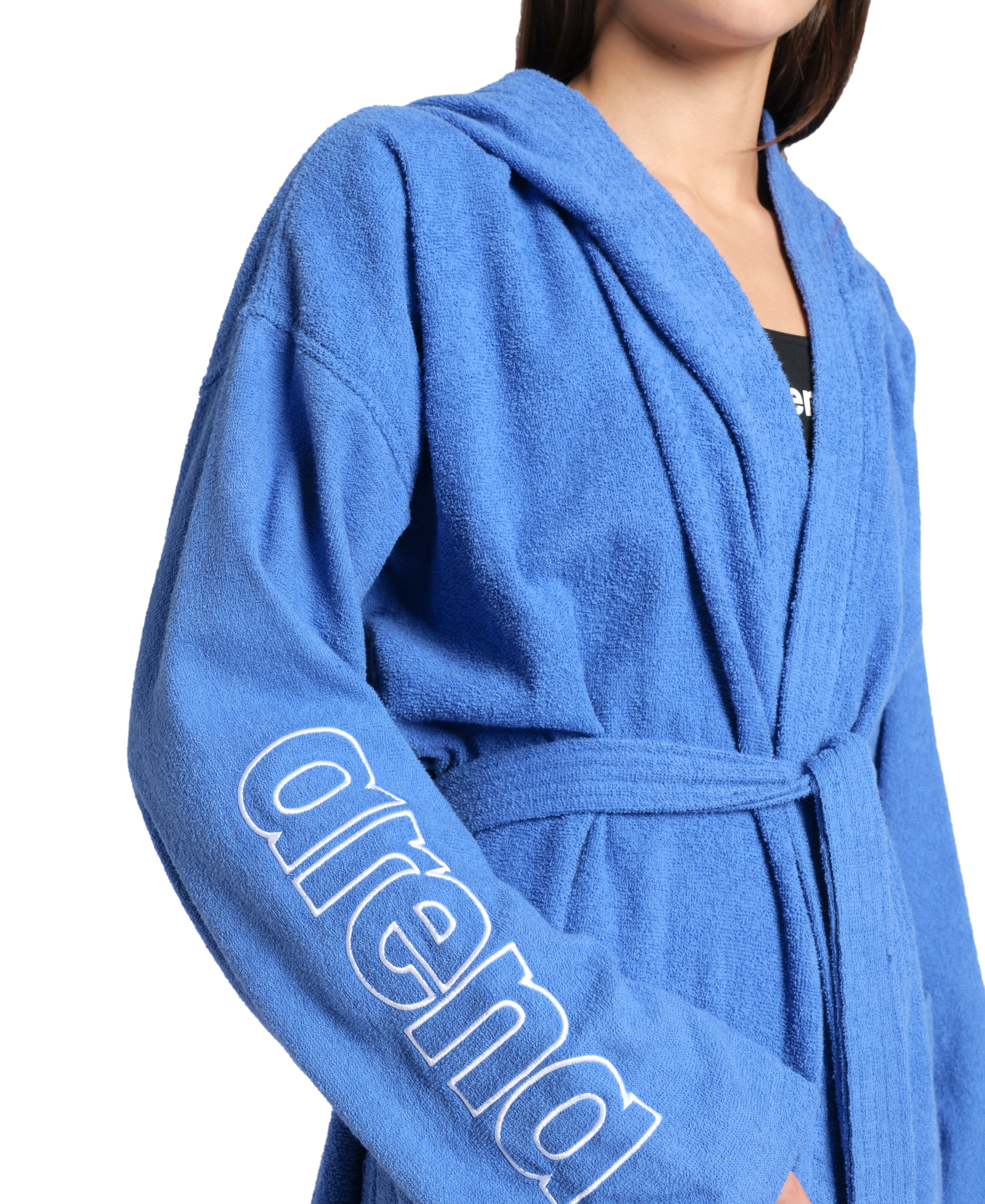 Arena Bademantel »arena Unisex Zeppelin Bademantel« 1 Stk. Schwimmbad, Sauna, Baumwolle, Unisex, weich, bequem, Kapuze, leicht