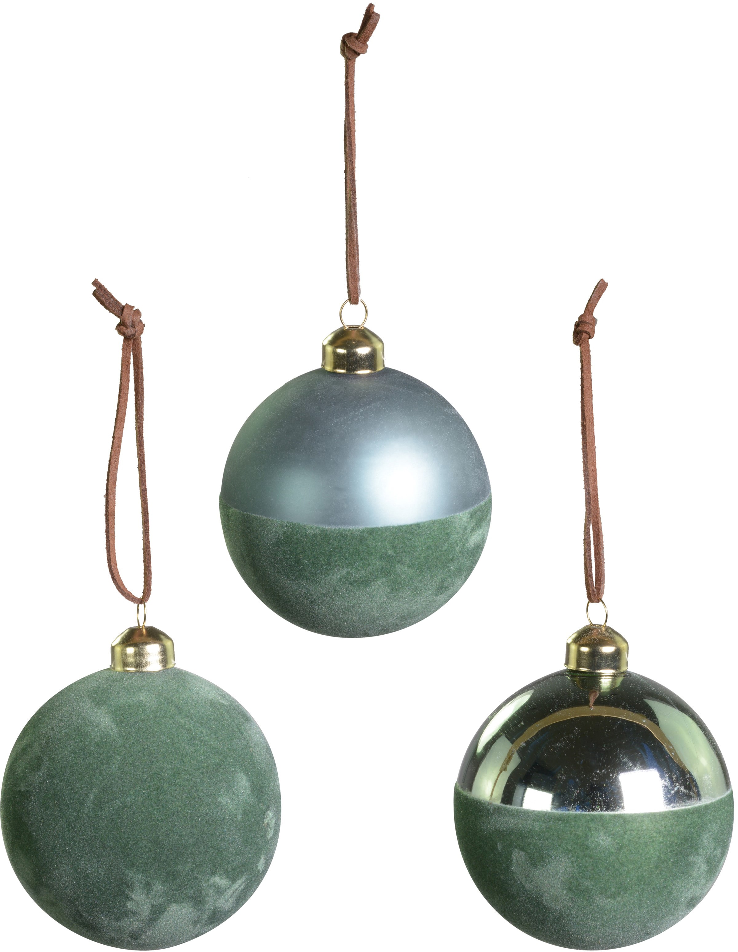 RIFFELMACHER aus kaufen Weihnachtsbaumkugel, ca. (Set, Samtdekoration mit Ø Glas cm, & WEINBERGER St.), OTTO 3 8 bei