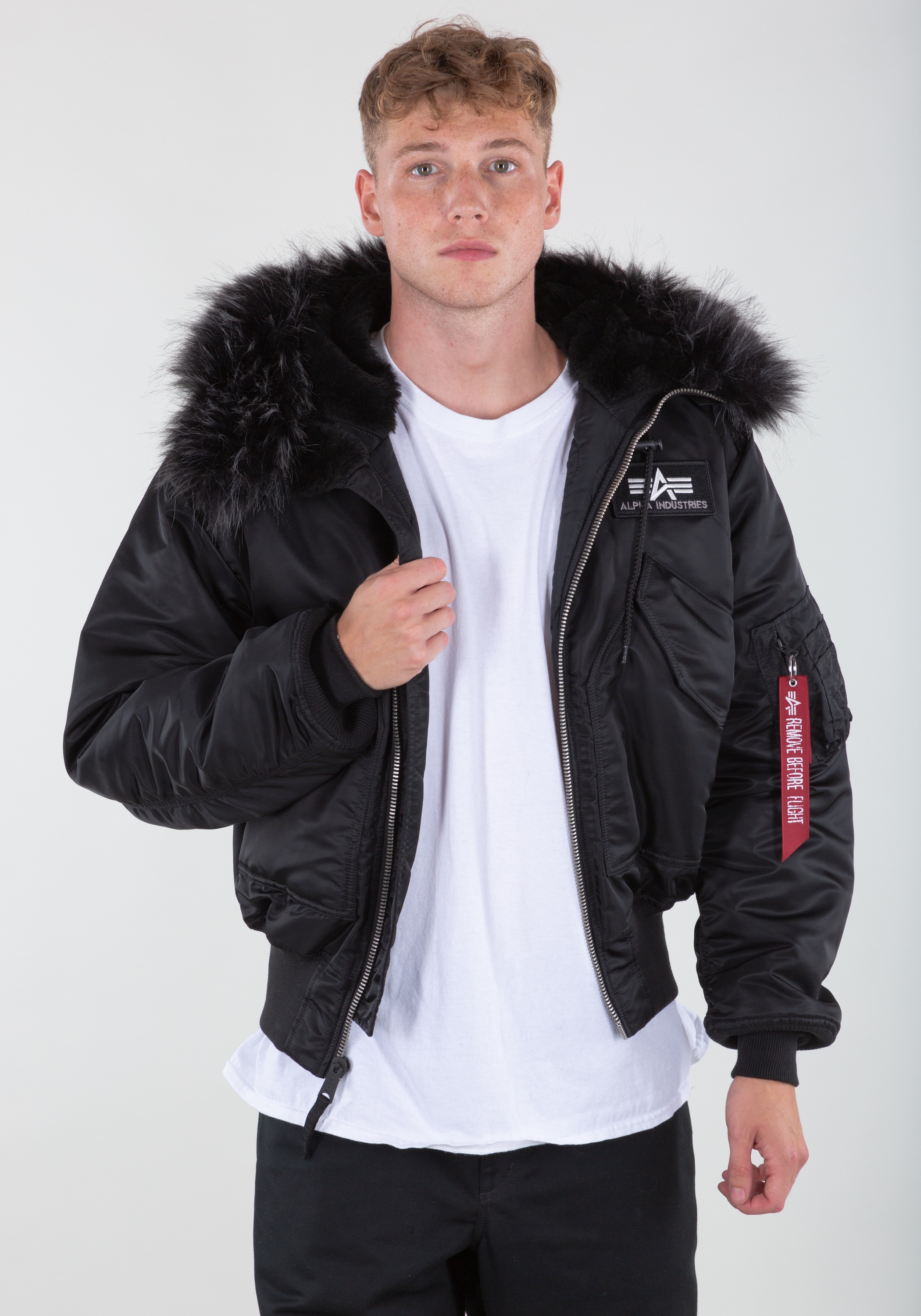 Alpha Industries Winterjacke »Alpha Industries Men - Bomber Jackets 45/P Hooded Custom«