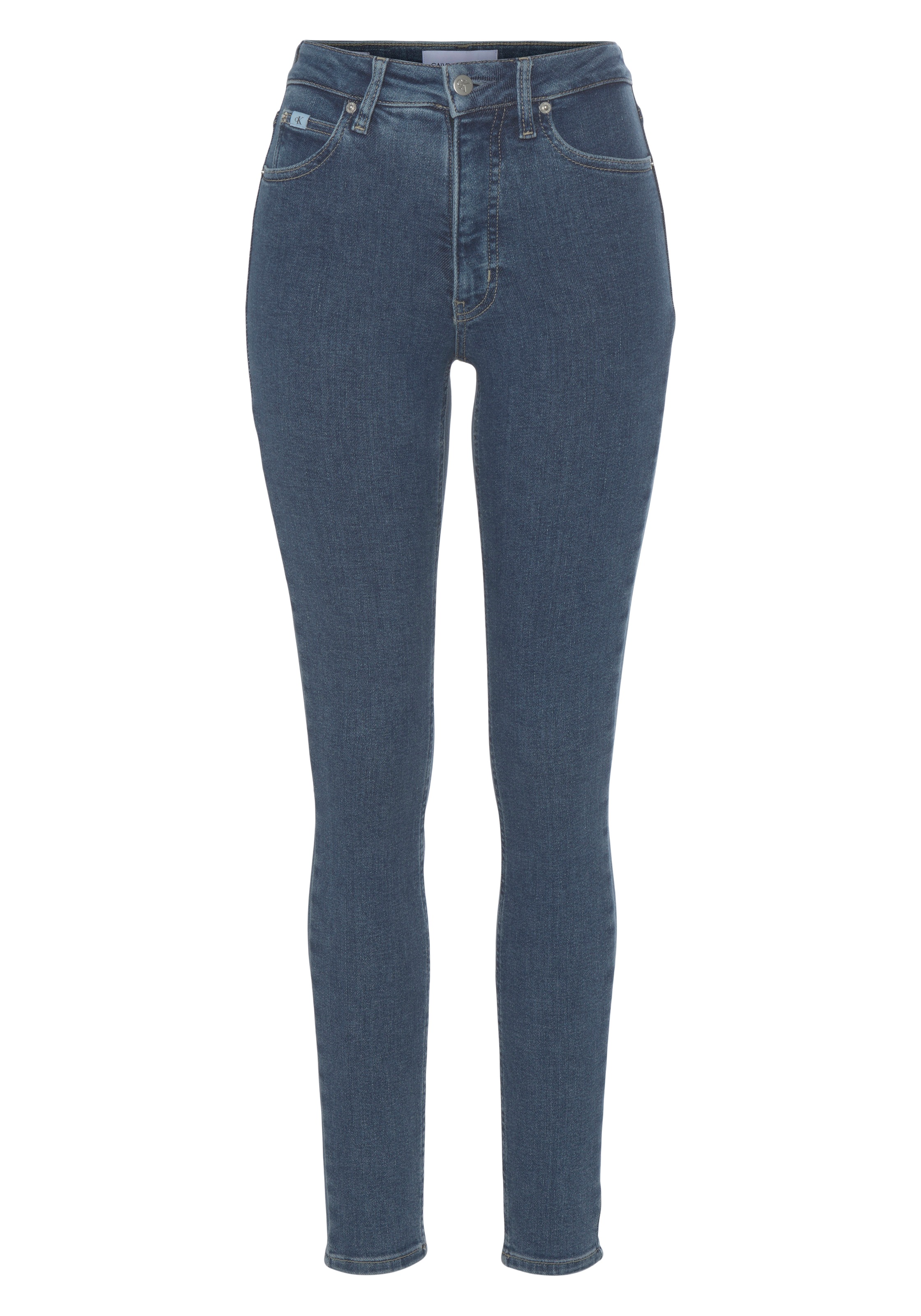 Calvin Klein Jeans Skinny-fit-Jeans »HIGH RISE SKINNY«, stone washed