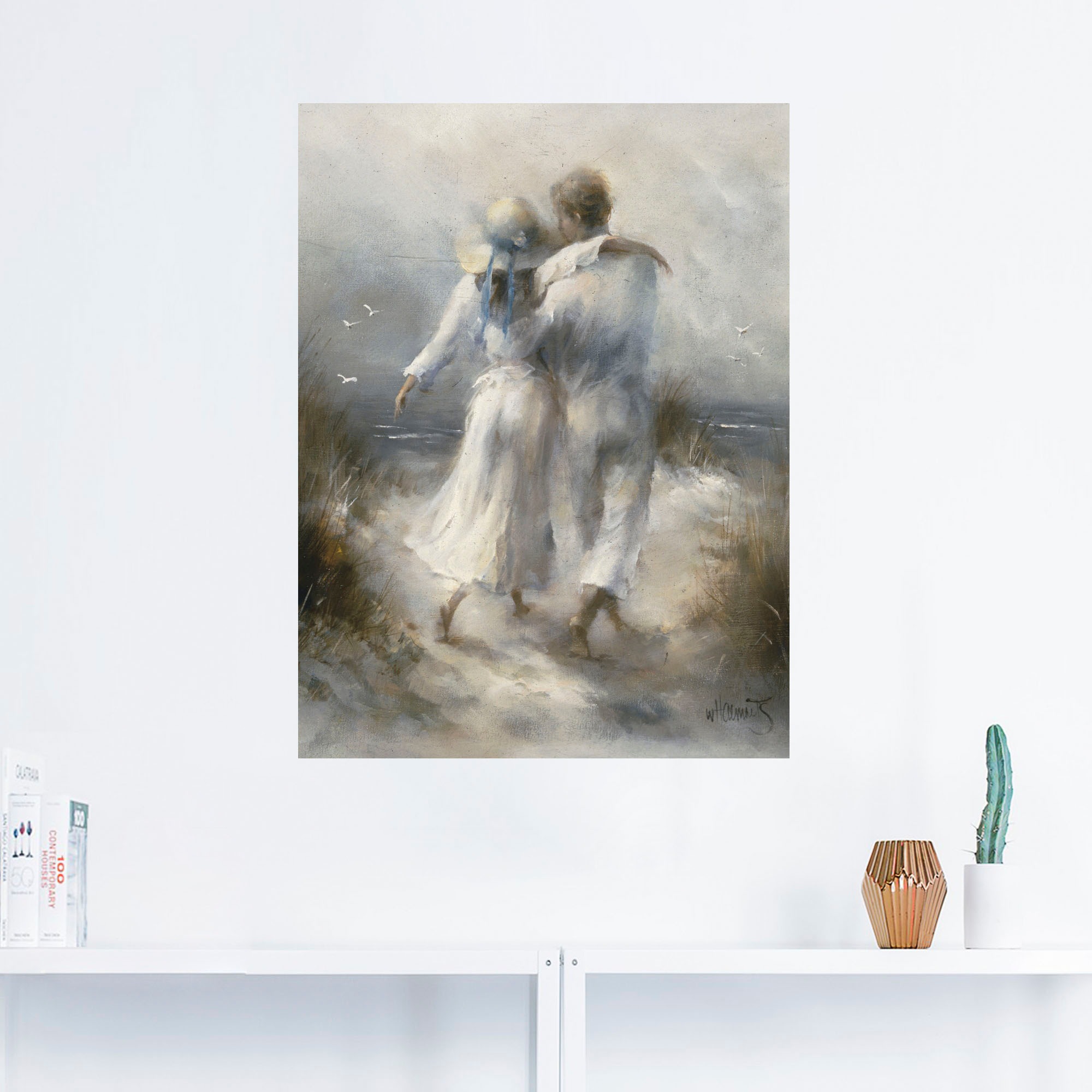 Artland Wandbild »Romantik«, Paar, (1 St.), als Leinwandbild, Poster, Wandaufkleber in verschied. Größen