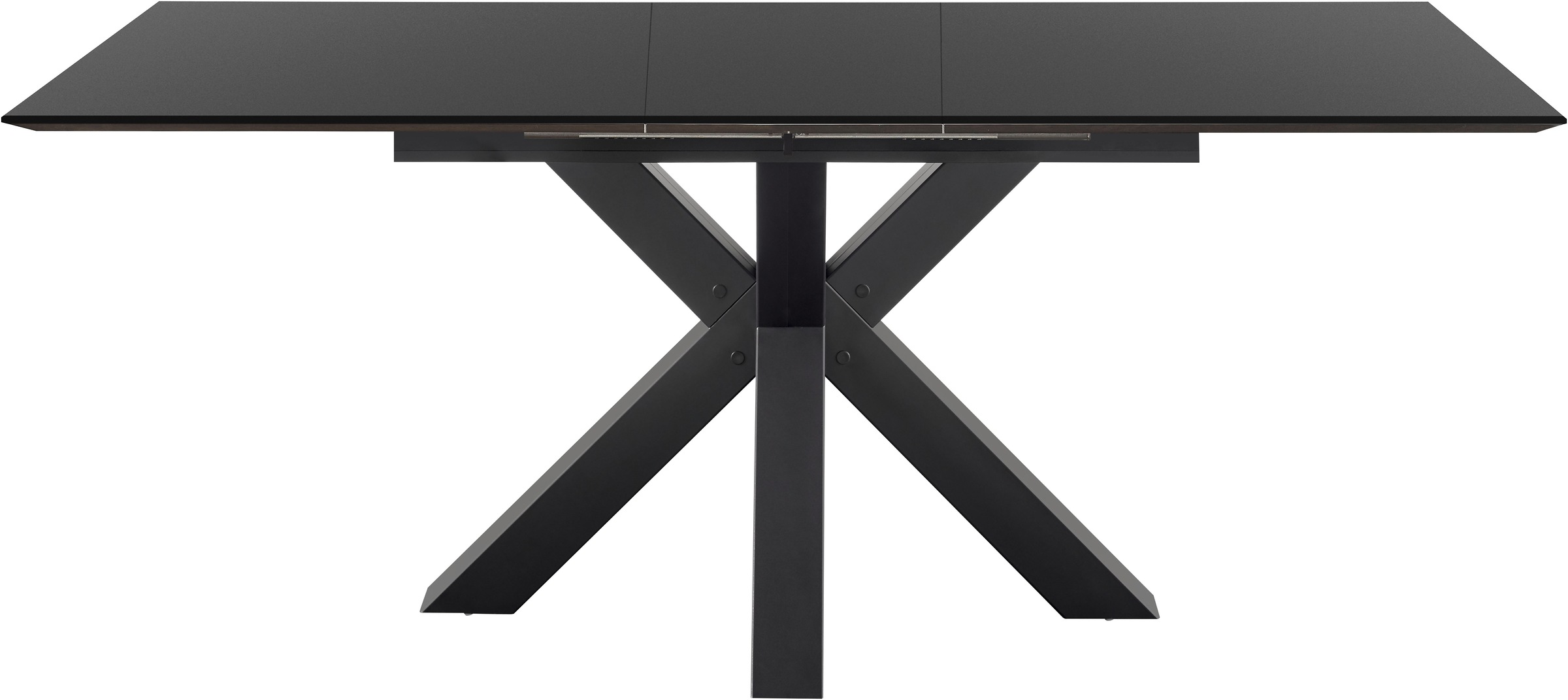 set one by Musterring Esstisch »New Atlanta« Platte rechteckig mit schweizer Kante, ausziehbar, Stern-Gestell