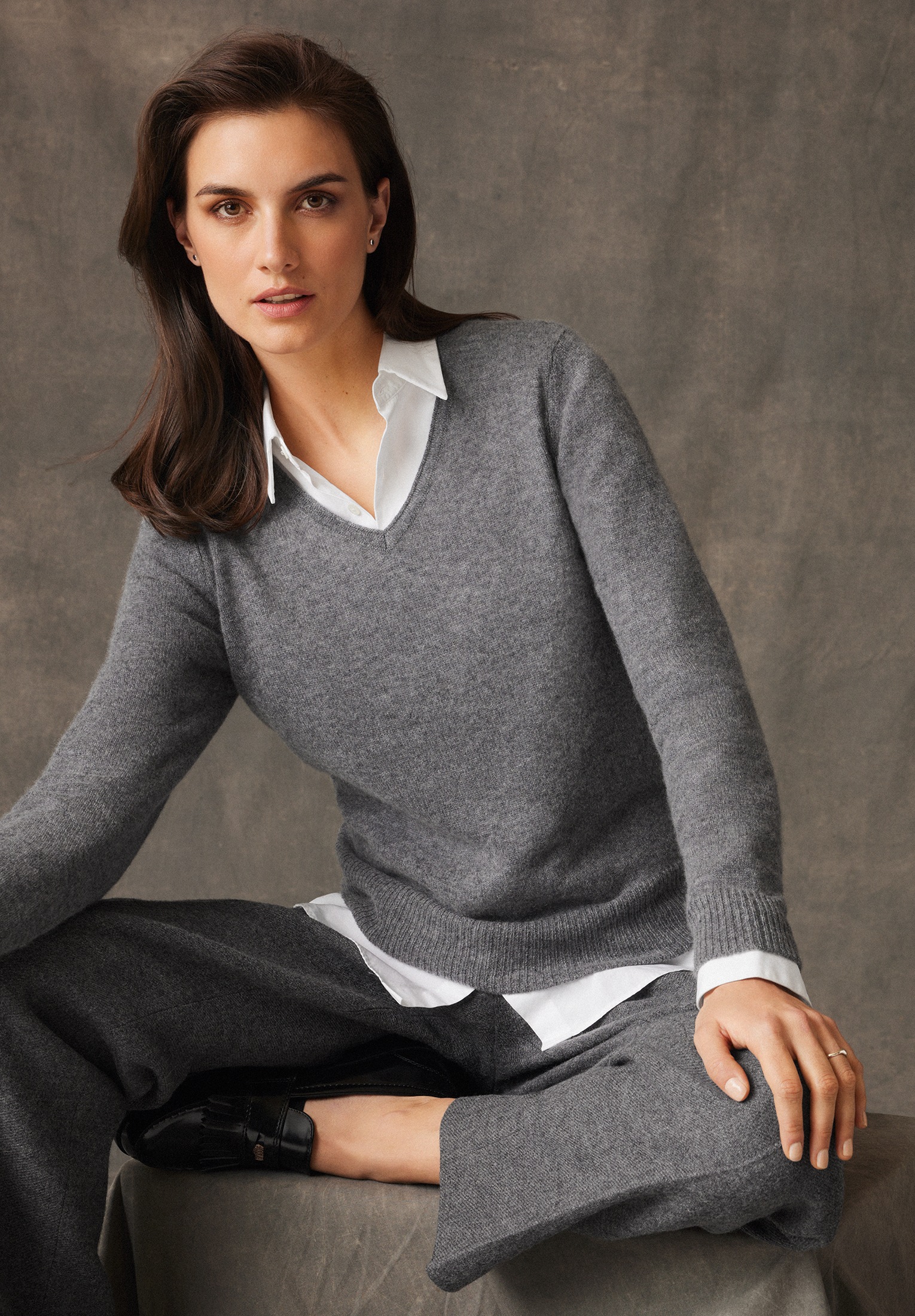 Betty Barclay Kaschmirpullover »Kaschmir-Pullover mit V-Ausschnitt«