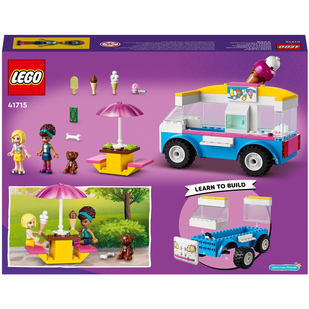 LEGO® Konstruktionsspielsteine »Eiswagen (41715), LEGO® Friends«, (84 St.)