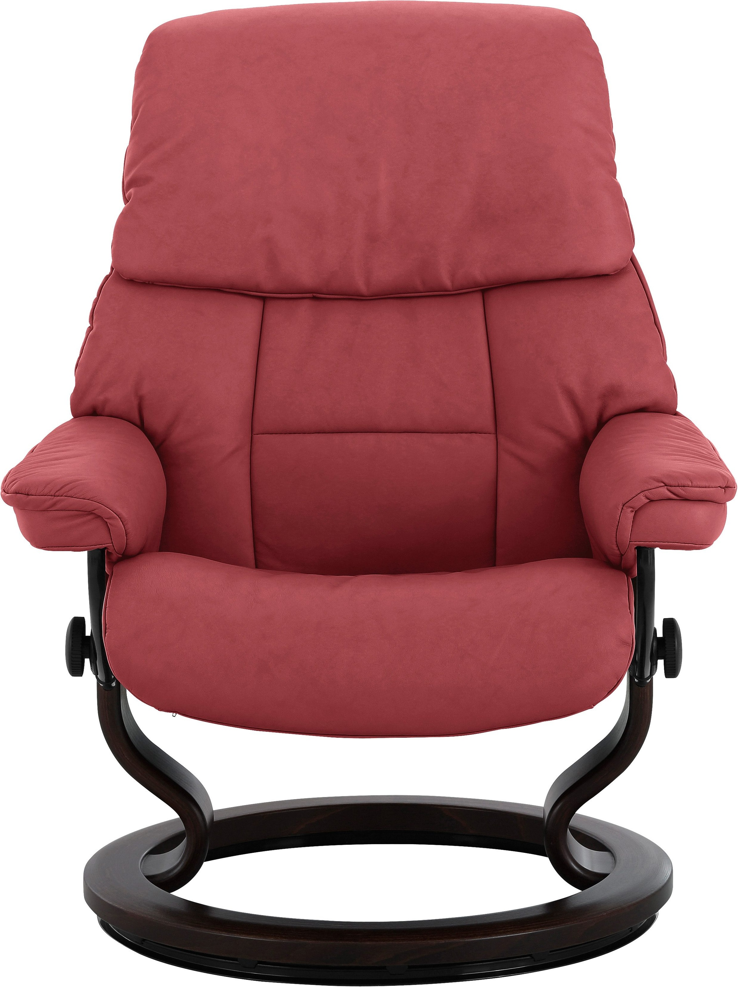 Stressless® Relaxsessel »Ruby«, (Set, Relaxsessel mit Hocker), mit Classic Base, Größe M, Gestell Eiche, Wenge, Braun & Schwarz