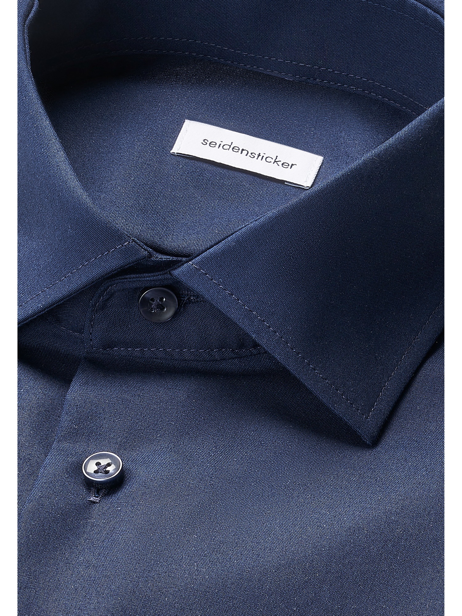 seidensticker Businesshemd »Schwarze Rose« Slim 1/1 Kentkragen Uni