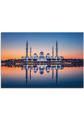 Alu-Dibond-Druck »Scheich-Zayid-Moschee III«, Bilder von Asien, (1 St.)