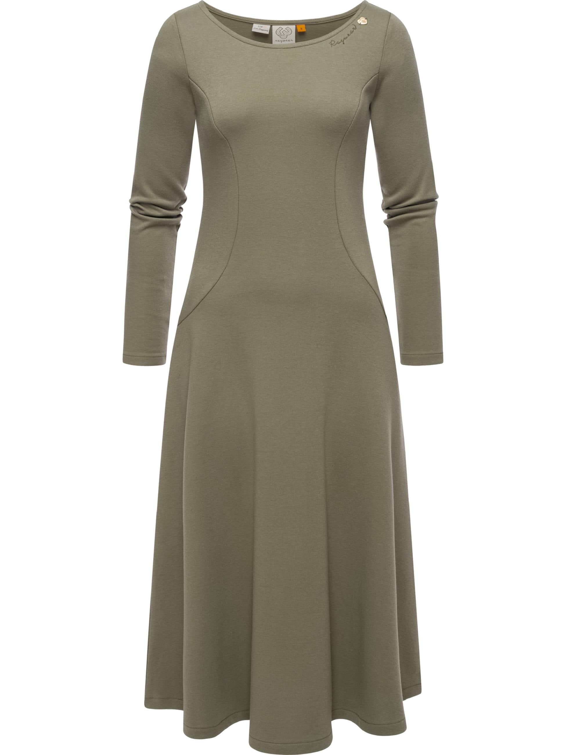Ragwear Jerseykleid »Jerseykleid Appero Long«, Stylisches Langarm-Kleid für den Winter