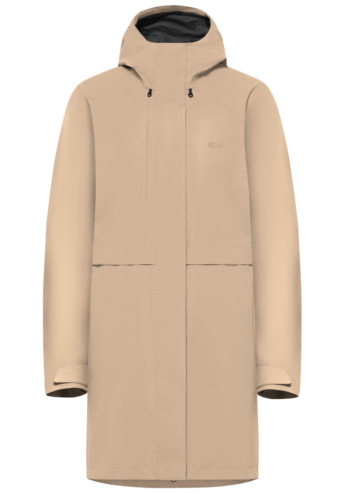 Jack Wolfskin Outdoorjacke »TERRAVIEW 2L COAT W« mit Kapuze
