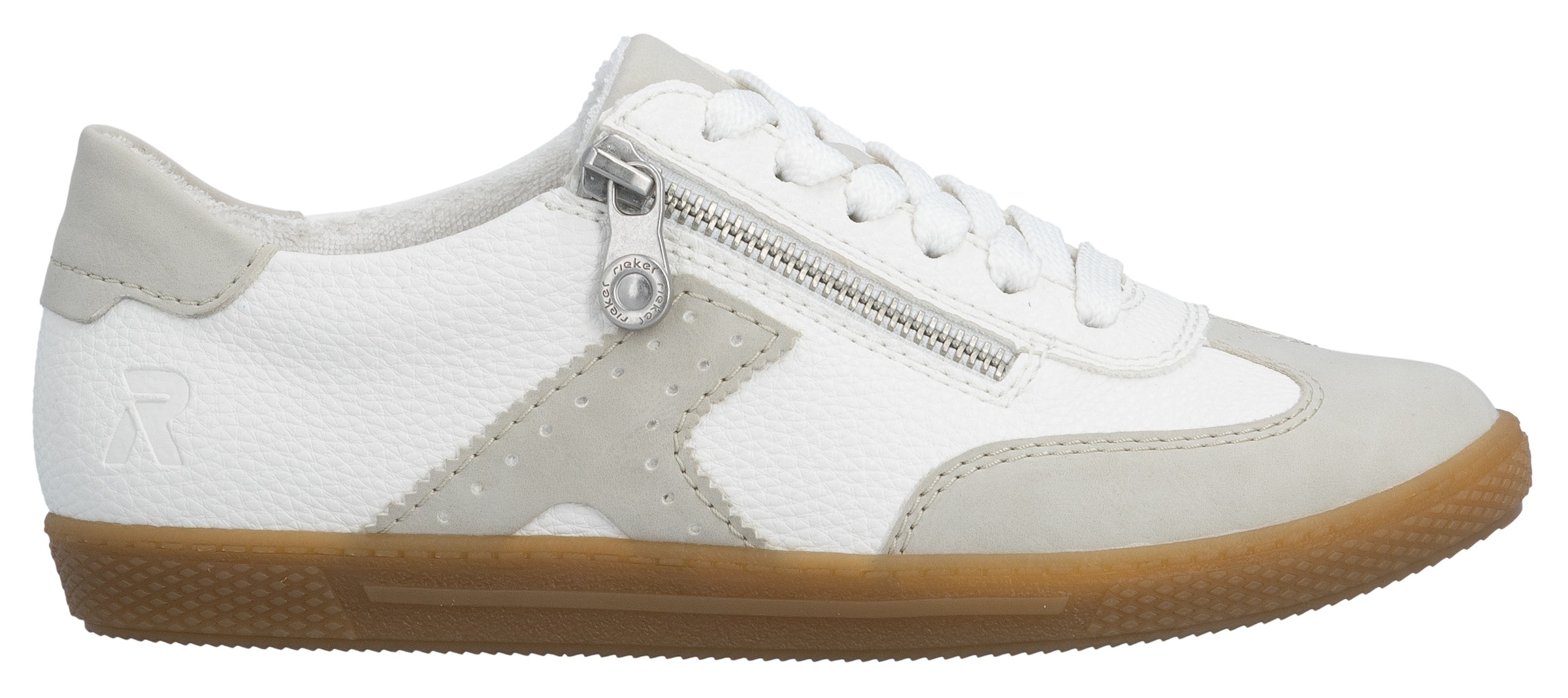Rieker Sneaker  Halbschuh, Freizeitschuh, Schnürschuh mit Reißverschluss