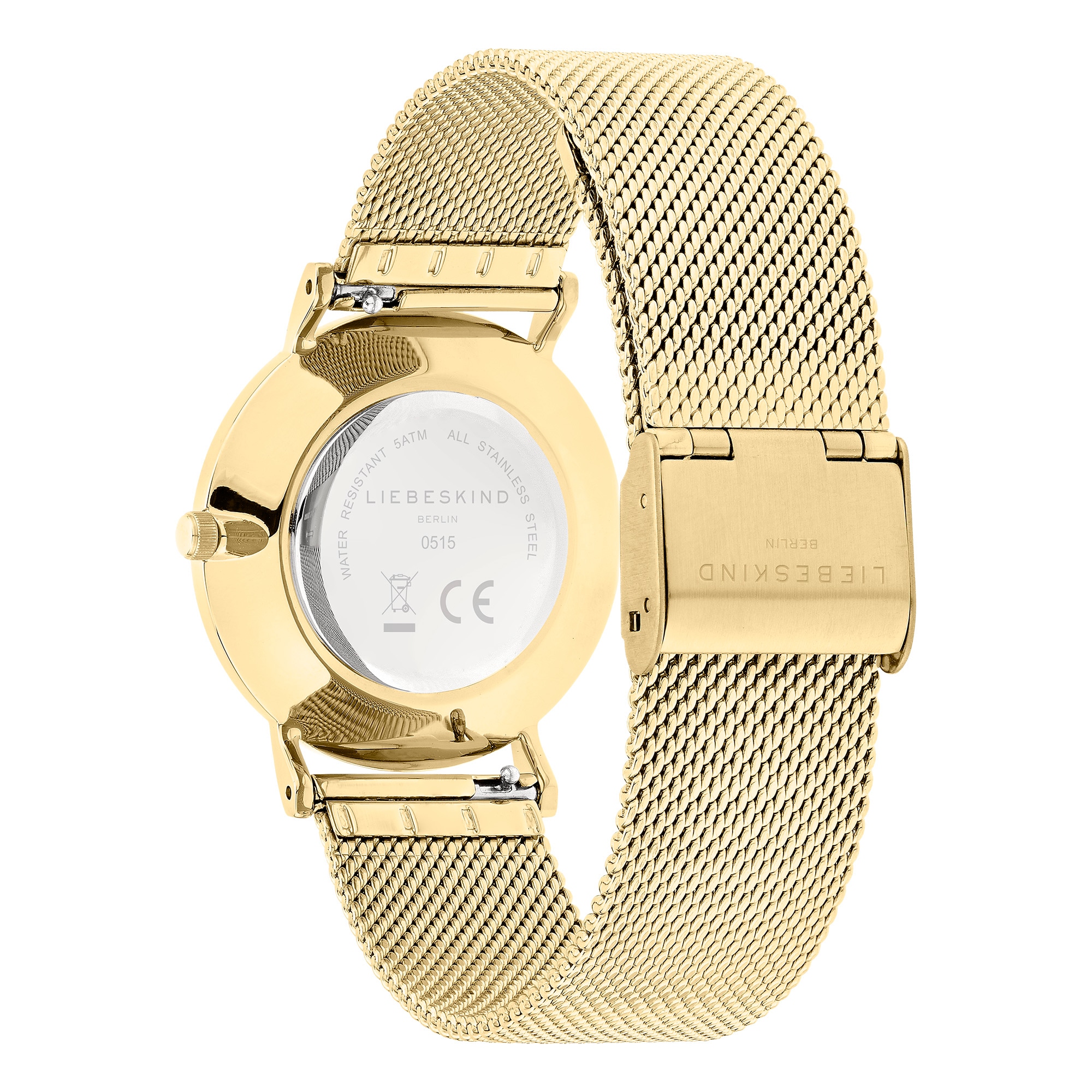 Liebeskind Berlin Quarzuhr »Pure Elegance« Armbanduhr, Damenuhr, Edelstahlarmband, analog