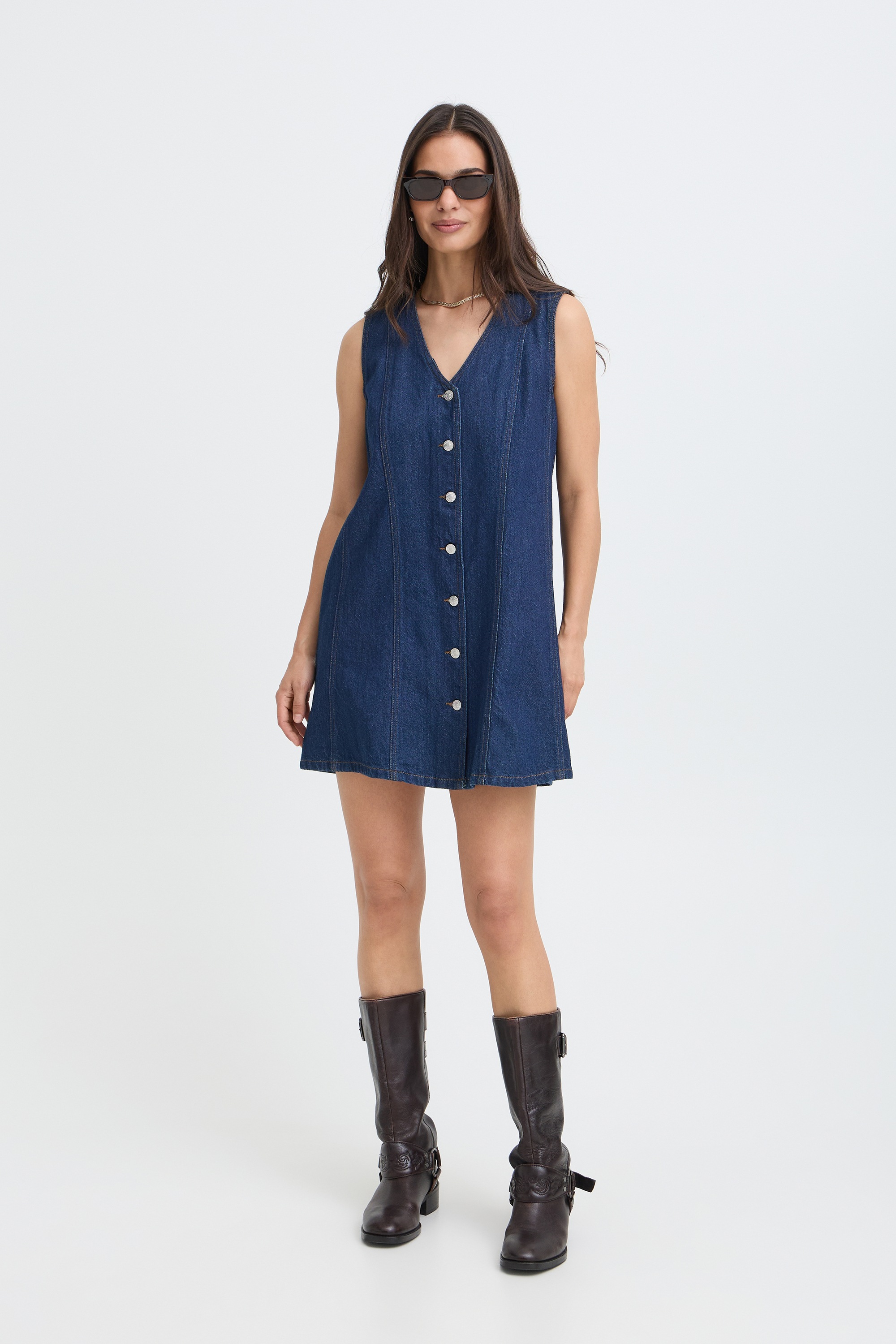 b.young Jeanskleid »Damen Denimkleid BYLEONE«
