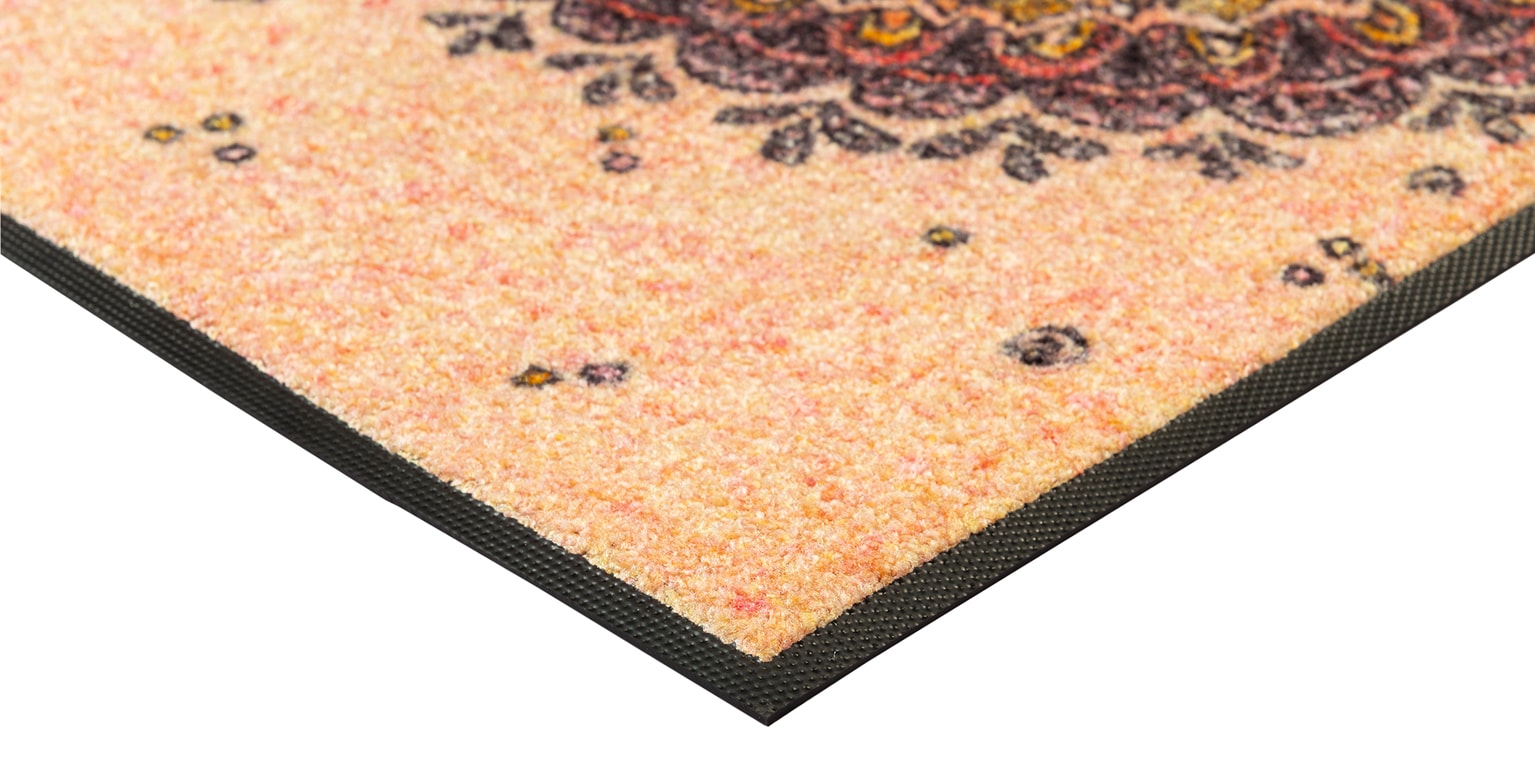 wash+dry by Kleen-Tex Fußmatte »Circle of Love« rechteckig 7 mm Höhe