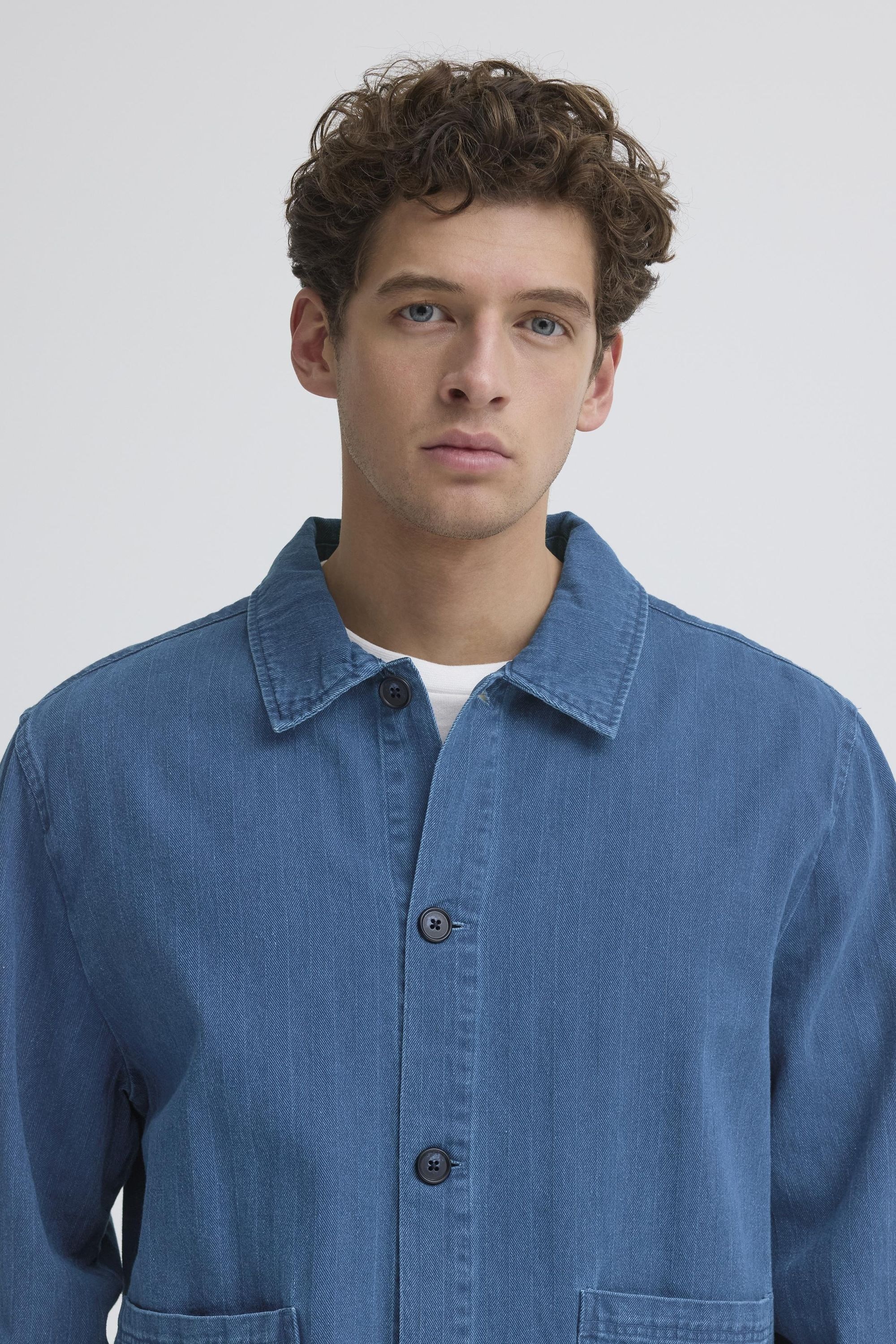 Casual Friday Hemdjacke »Hemdjacke CFAsplund Herringbone«