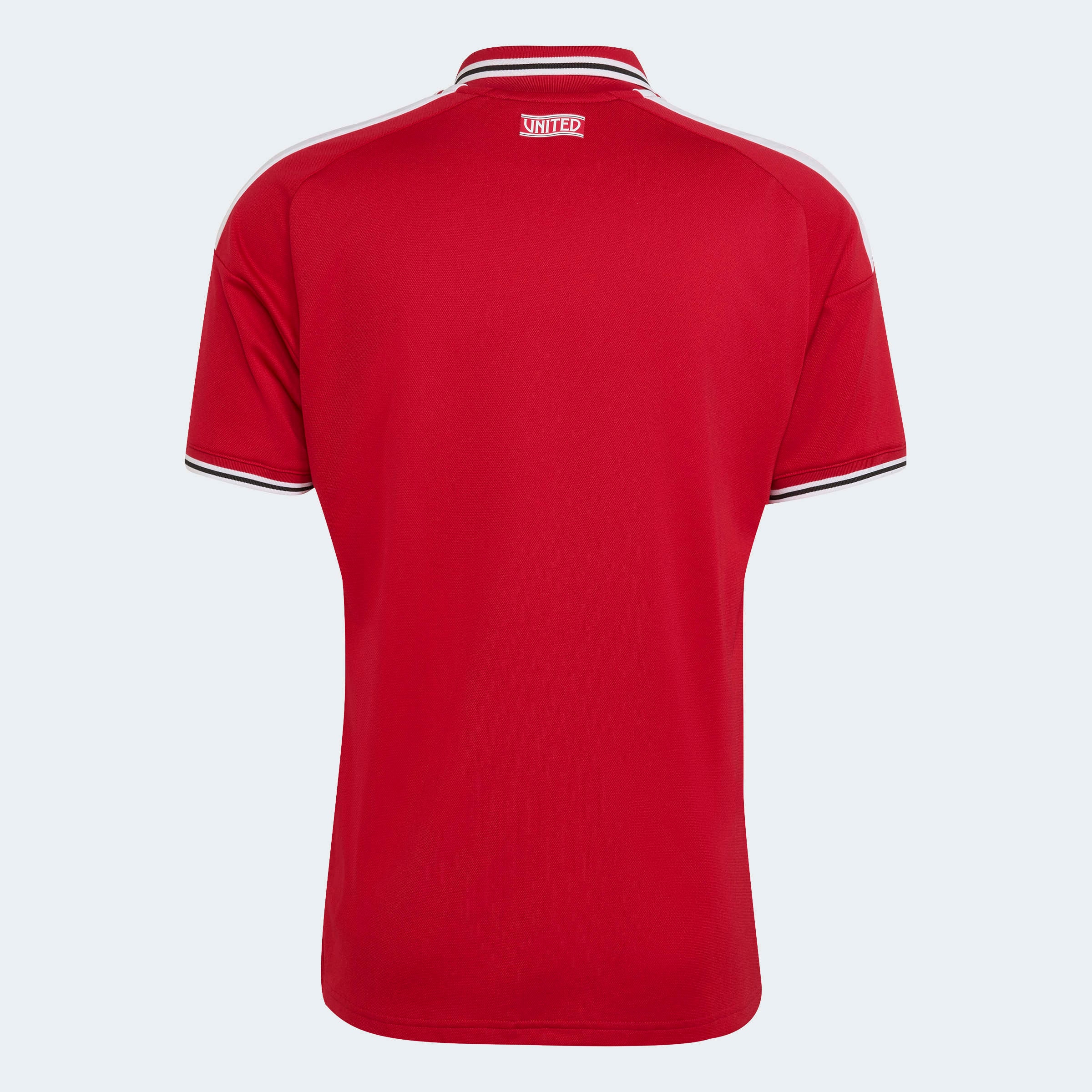 adidas Performance Fußballtrikot »MUFC H JSY« mit schmaler Passform, mit gestreiftem Kragen und Bündchen