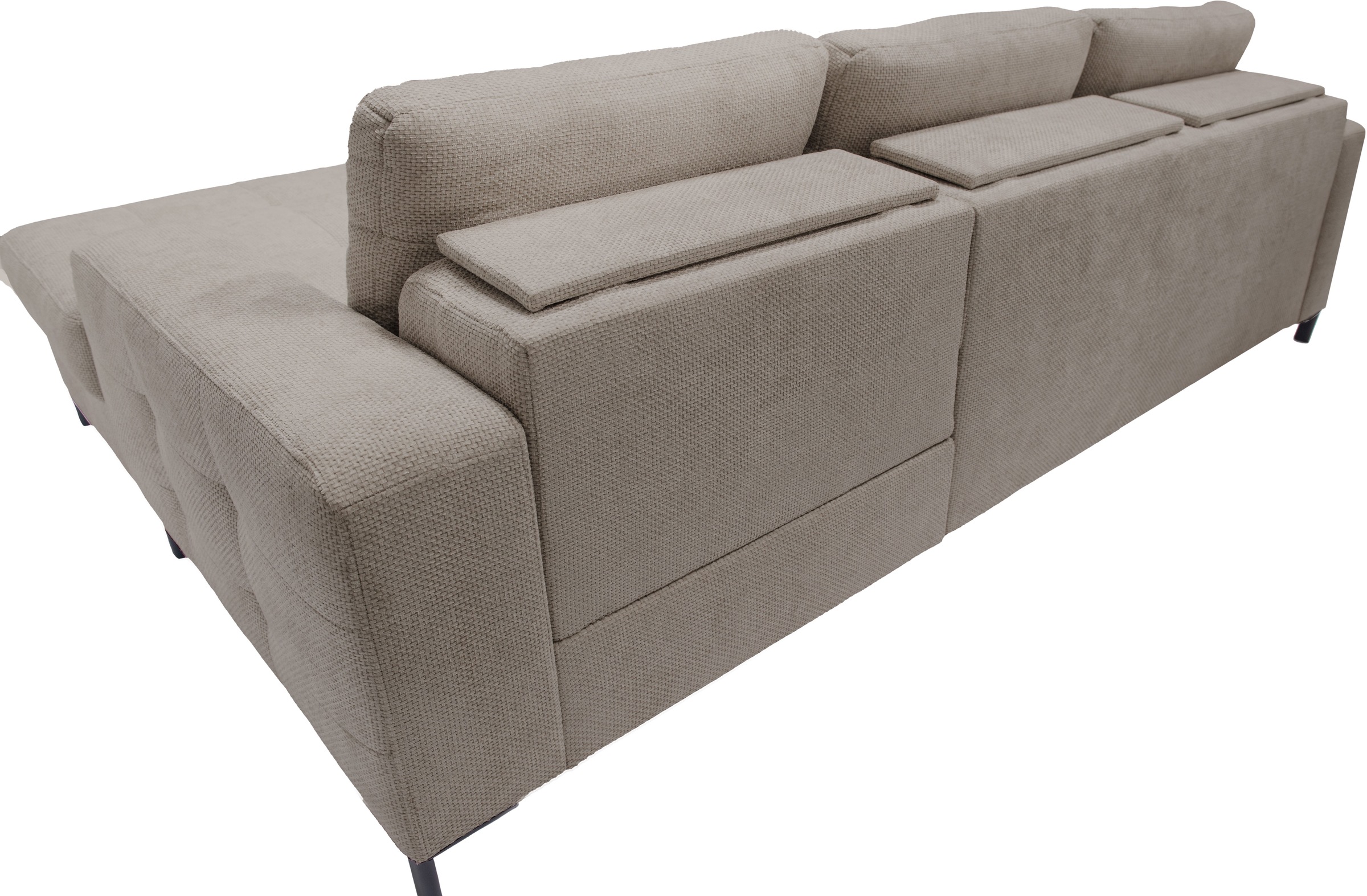 exxpo - sofa fashion Ecksofa »Bonito, mit Rücken- und Sitztiefenverstellung, inkl. Bett & Bettkasten«, Sitztiefenverstellung,Höhenverstellung