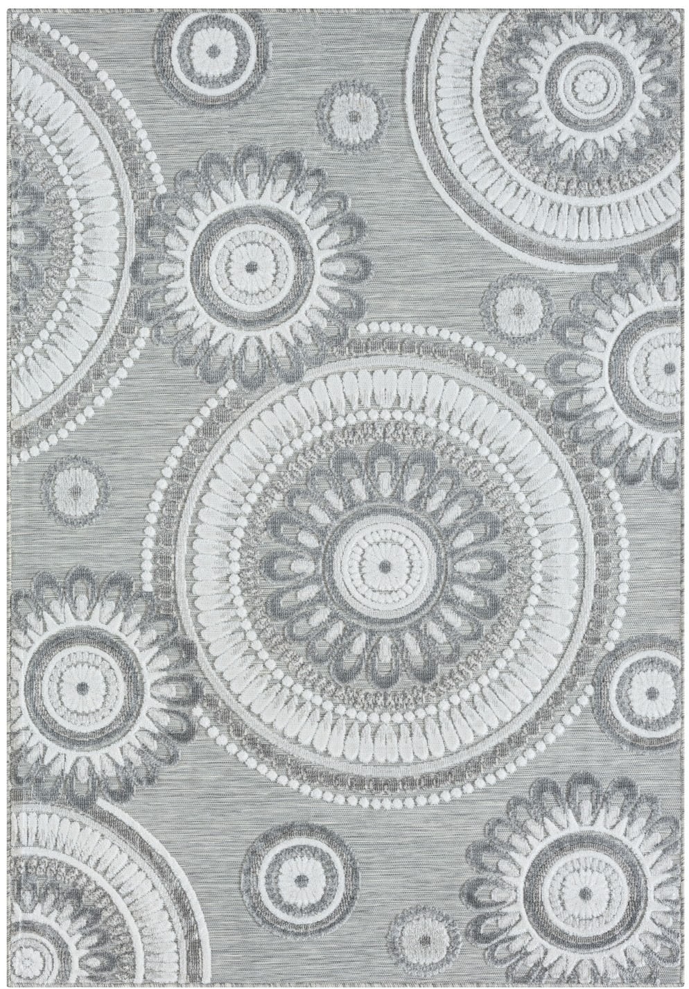 Myflair Möbel & Accessoires Teppich »Loop, LAGERRÄUMUNG!« rechteckig 8 mm Höhe modernes Design, Hoch-Tief Effekt, Outdoor geeignet, Balkon, Terrasse