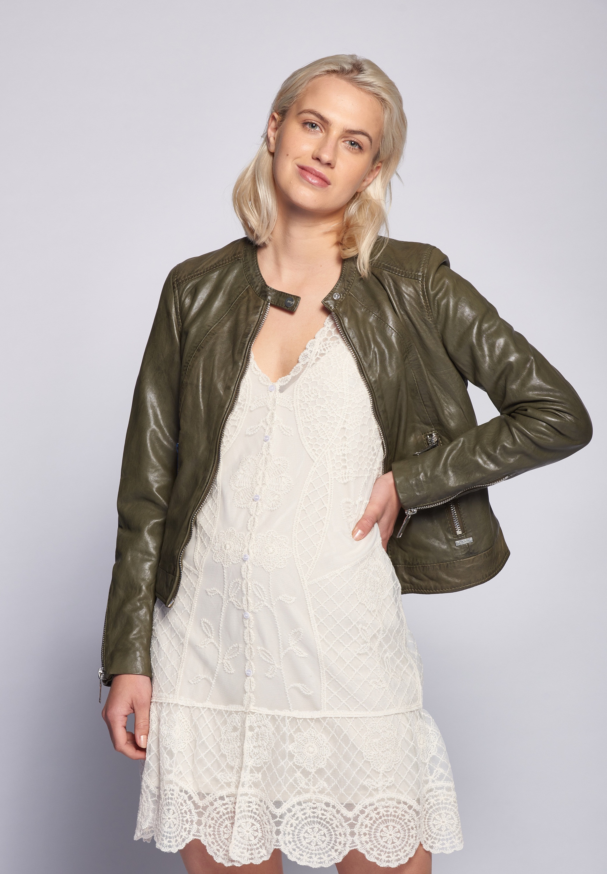 Maze Bikerjacke »Lederjacke 183Grenada«