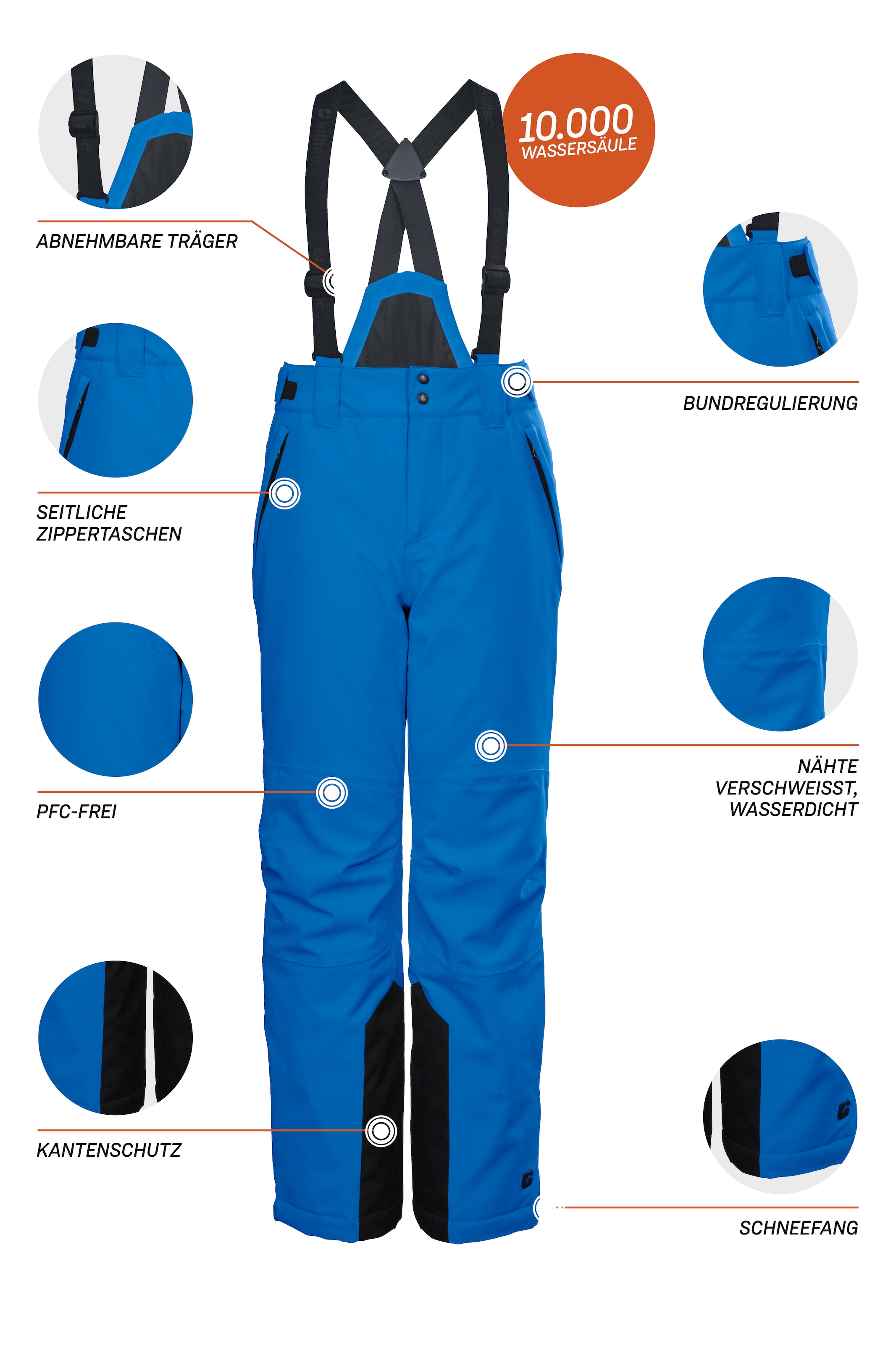 Killtec Skihose »KSW 79 BYS SKI PNTS«, für Kinder