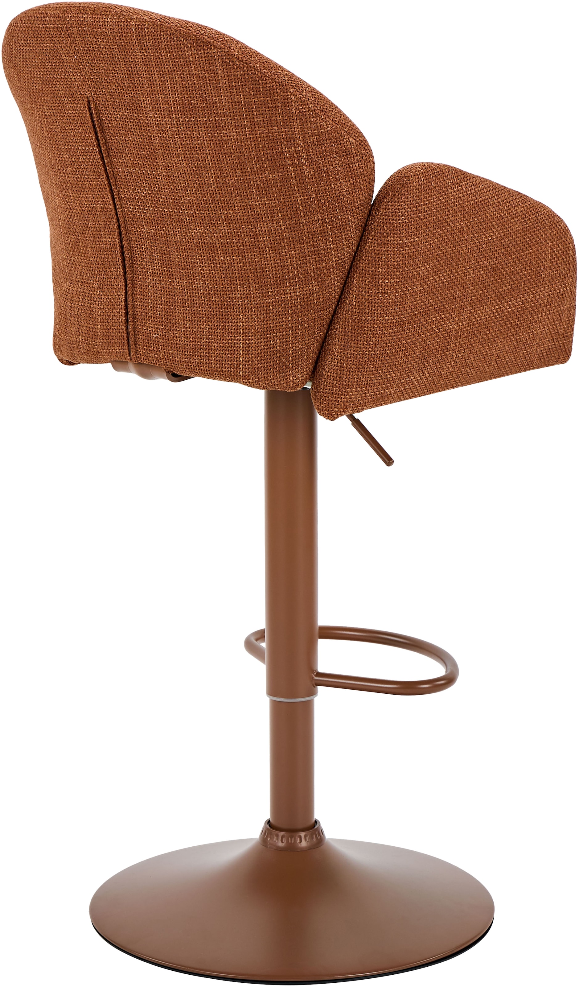 HELA Barhocker »HOLLY« Set, 2 Stk. tlg. 360° drehbar, Höhenverstellbar, Armlehnen, Gestell angepasst an Bezug