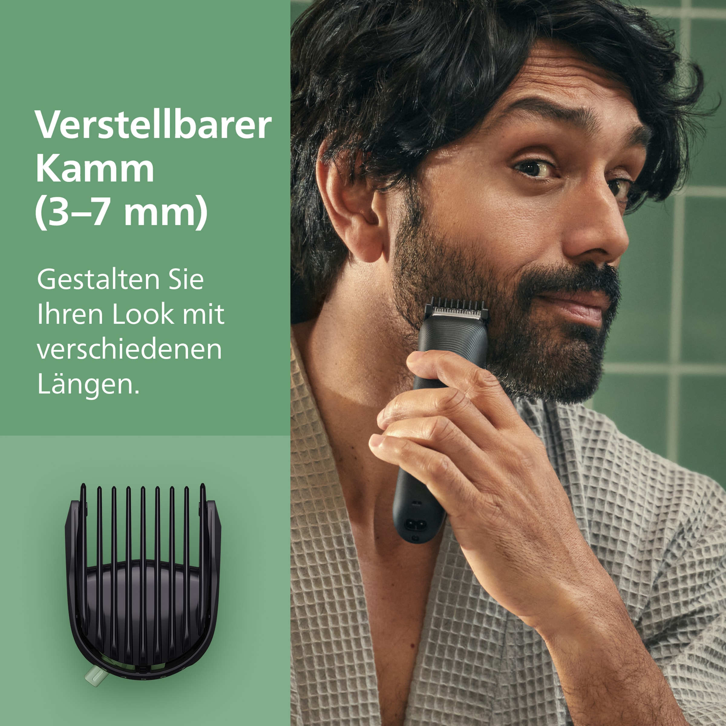 Philips Multifunktionstrimmer »Series 3000 MG3945/15«, 9 Aufsätze, 9-in-1-Trimmer für Gesicht, Körper und Kopfhaare
