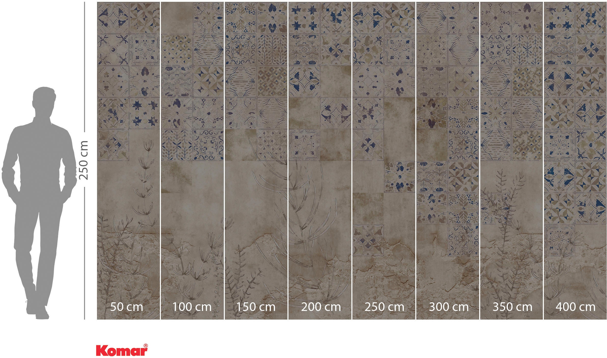 Komar Vliestapete »Digitaldruck Vlies - Murmurous Marrakesh - Größe 400 x 250 cm«, bedruckt, Wohnzimmer, Schlafzimmer