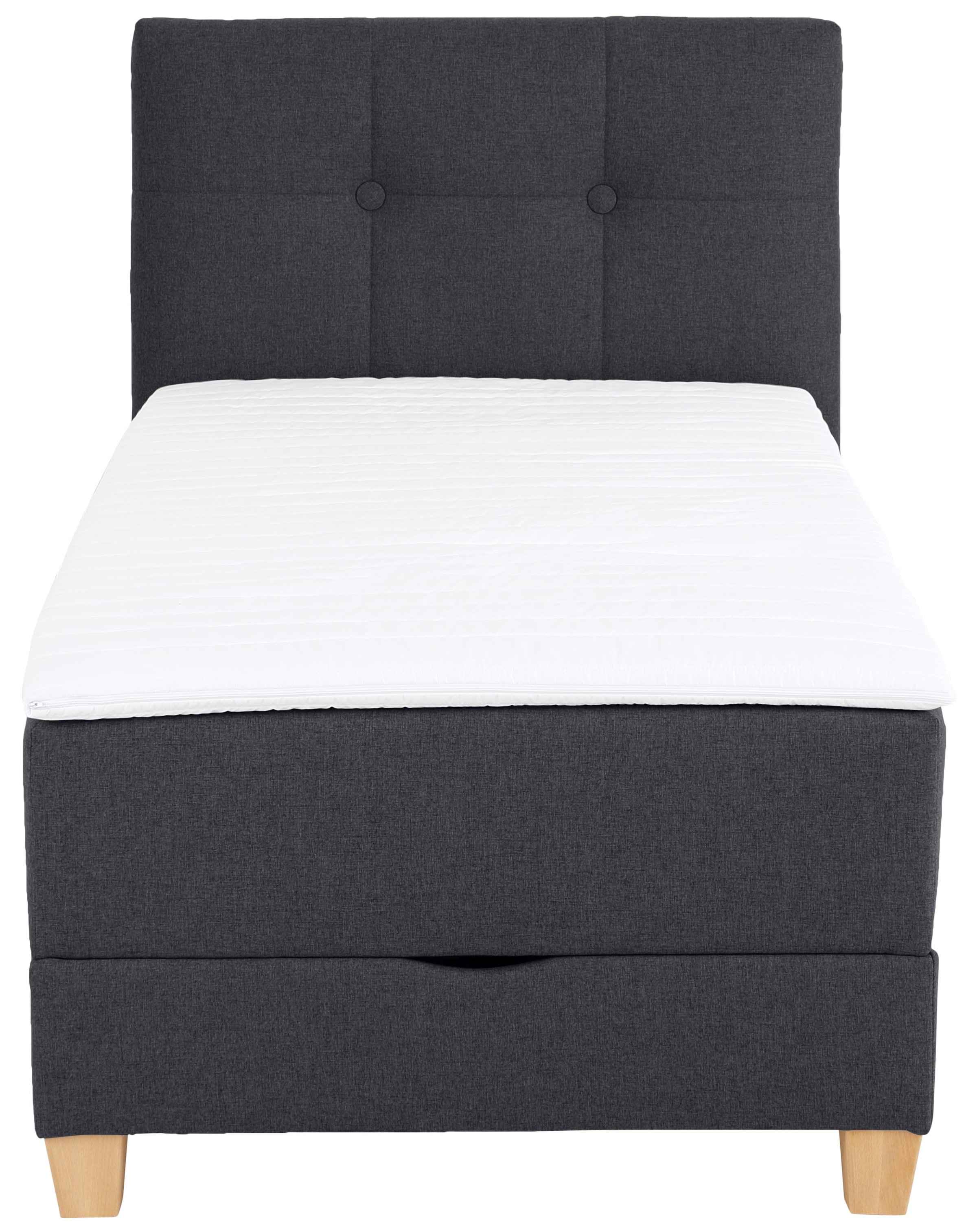 Home affaire Boxbett »Lonrai«, in H2,H3 & H4 und XXL - Überlänge 220cm wählbar, inkl. Topper