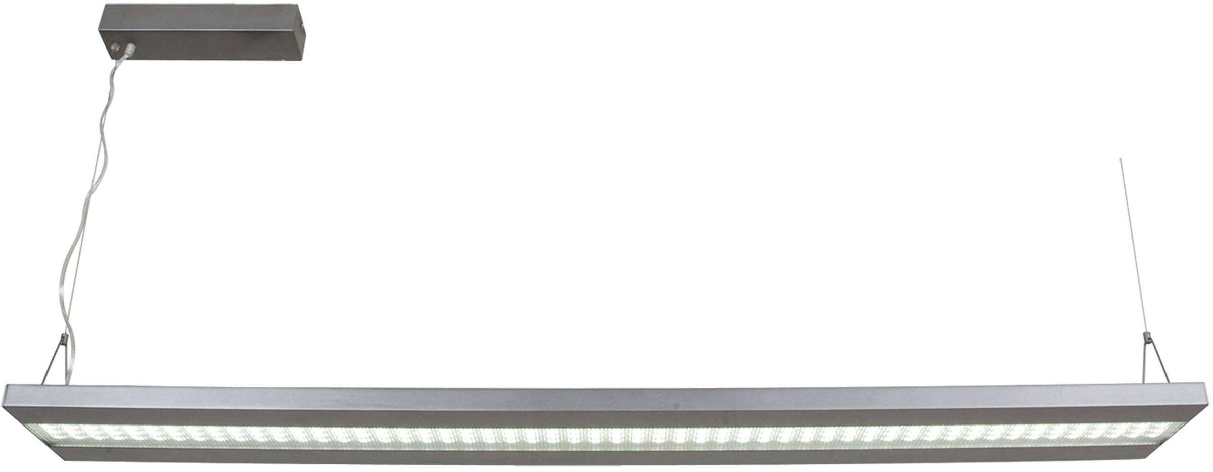 näve LED Pendelleuchte »Bennet«, 1 flammig, Büro/Arbeitszimmer silber Lichtfarbe kaltweiß L: 80cm B: 30cm