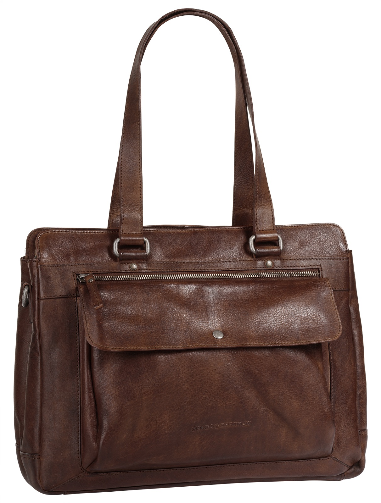 Spikes & Sparrow Shopper, echt Leder