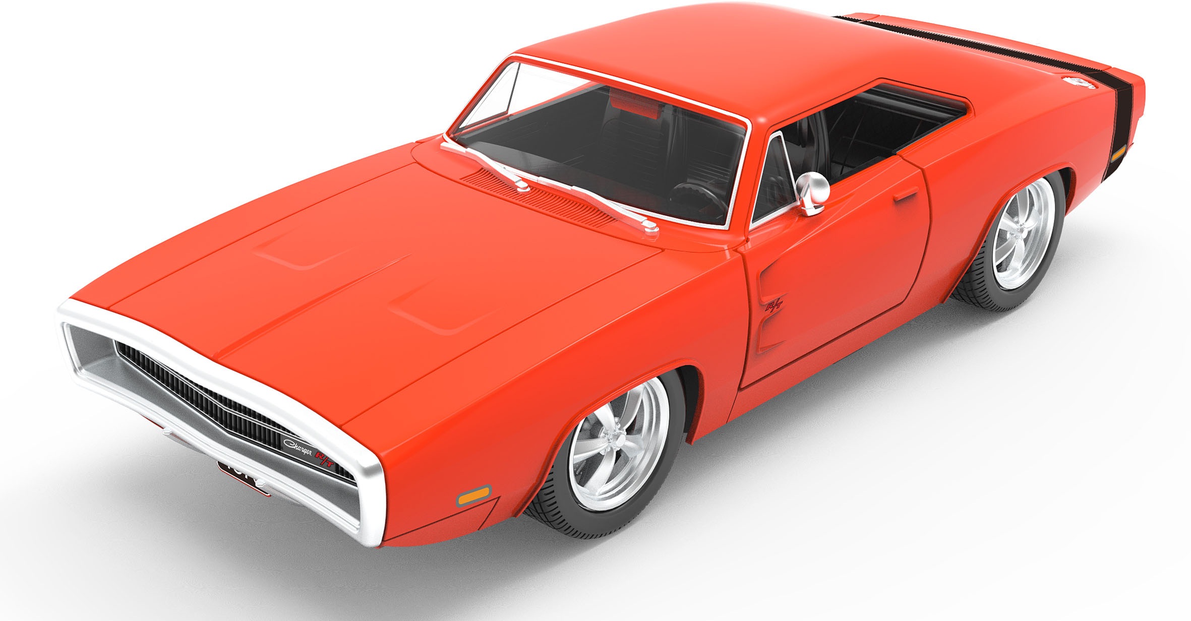Jamara RC-Auto »Dodge Charger R/T 1970, 1:16, rot, 2,4GHz«, mit Licht und Sound