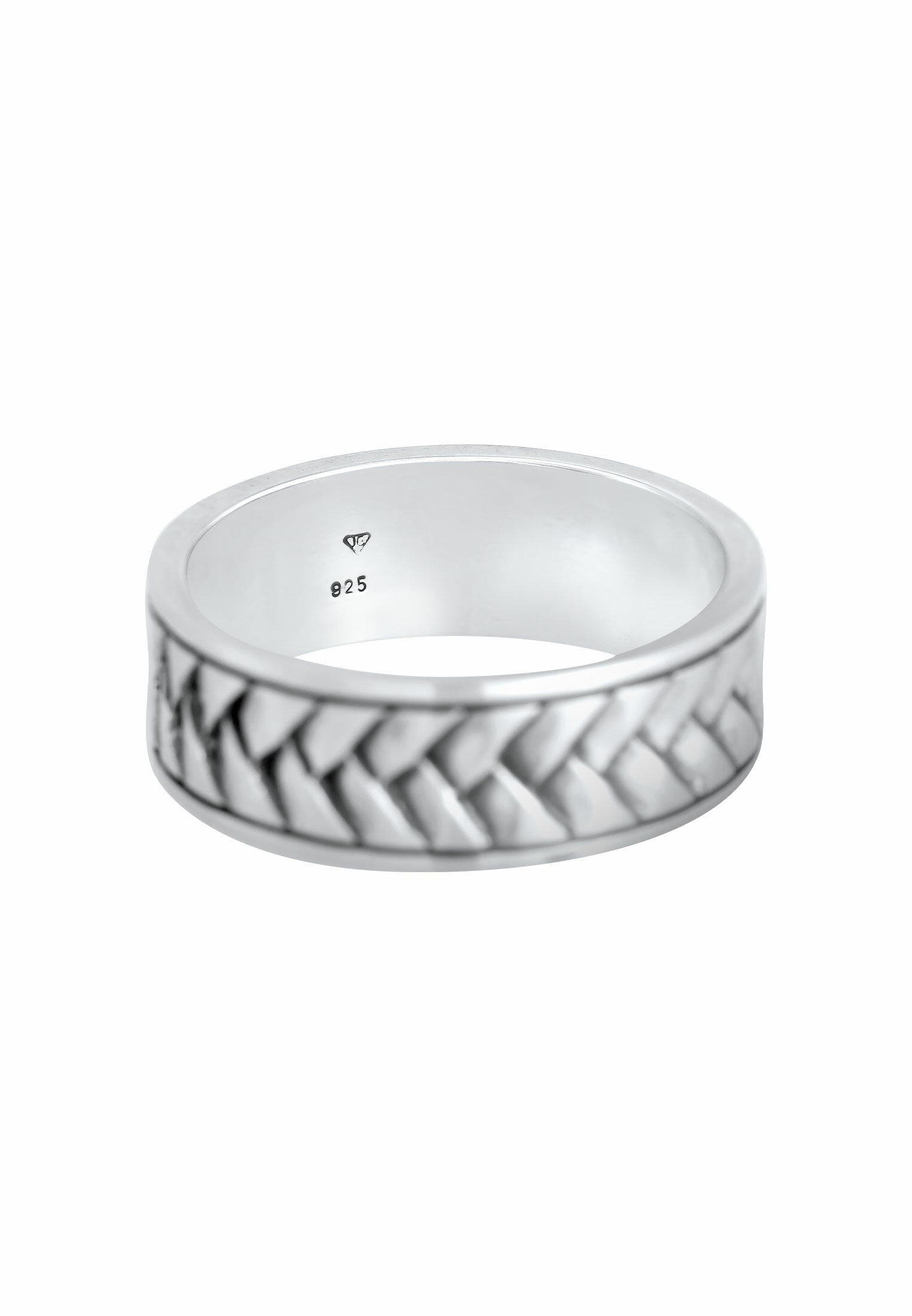 Kuzzoi Silberring »Ring Herren Bandring Used Vintage Retro 925 Silber«