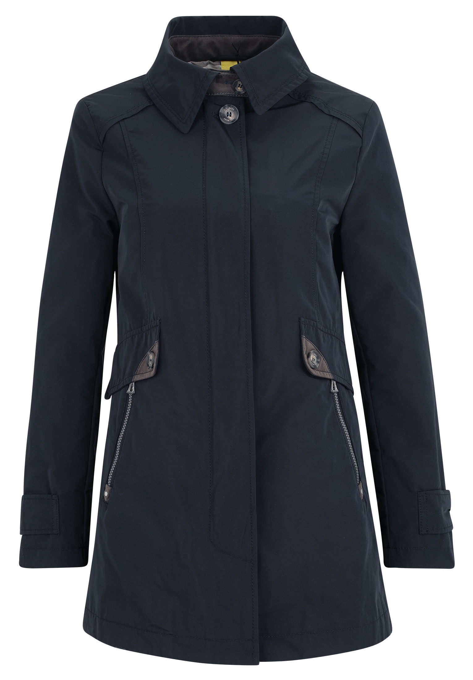 Gil Bret Outdoorjacke, ohne Kapuze, mit Rückenschlitz mit Reißverschluss