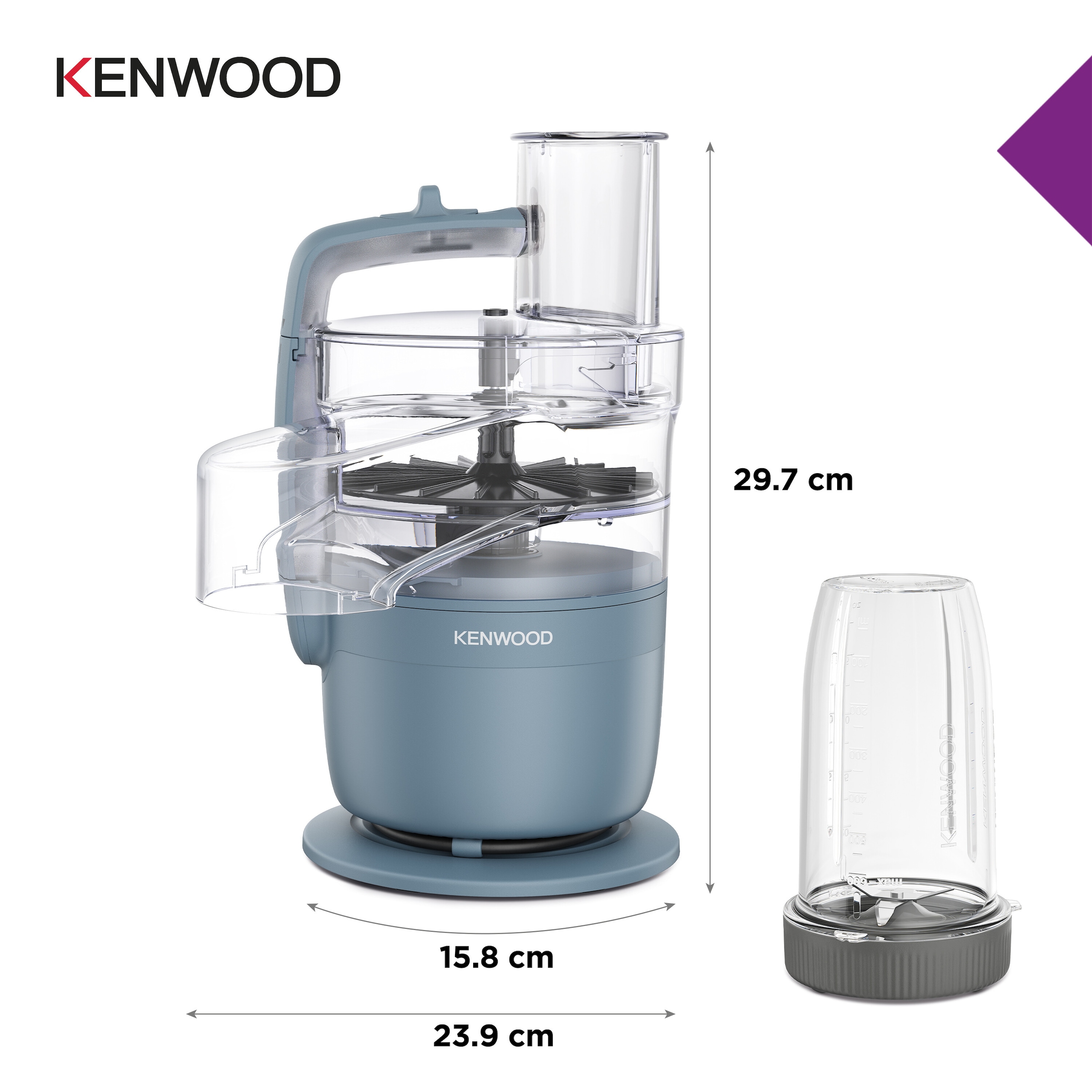 Kenwood Küchenmaschine »MultiPro Go FDP23.380GY«
